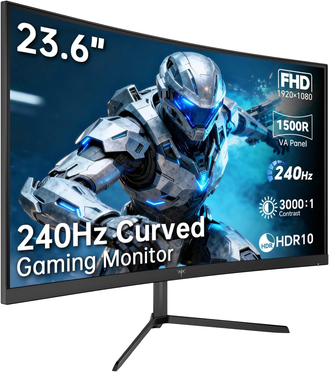 MONITOR CURVO PARA GAMING KTC H24S17P 24 PULGADAS 240HZ FHD 1500R - 1
