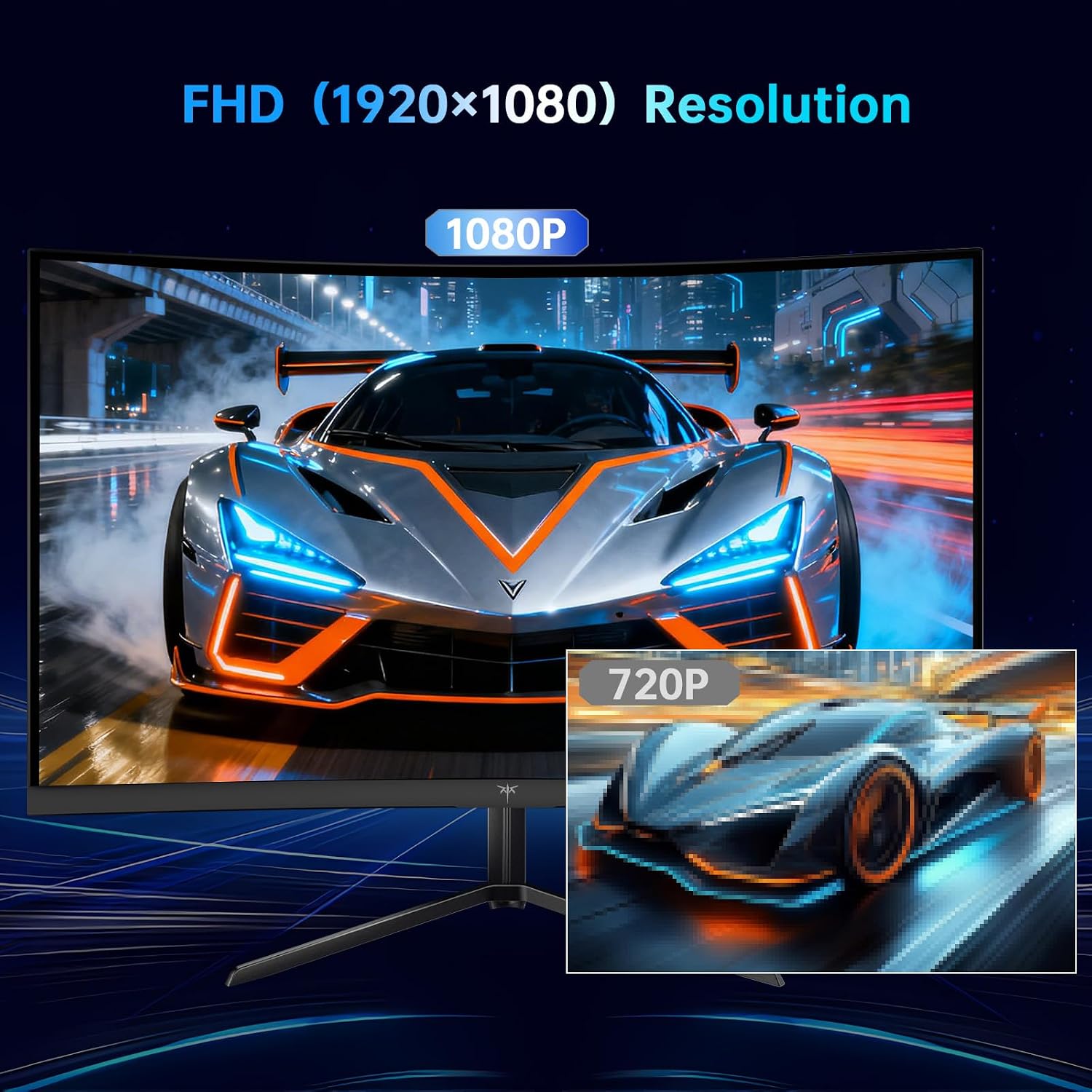 MONITOR CURVO PARA GAMING KTC H24S17P 24 PULGADAS 240HZ FHD 1500R - 4