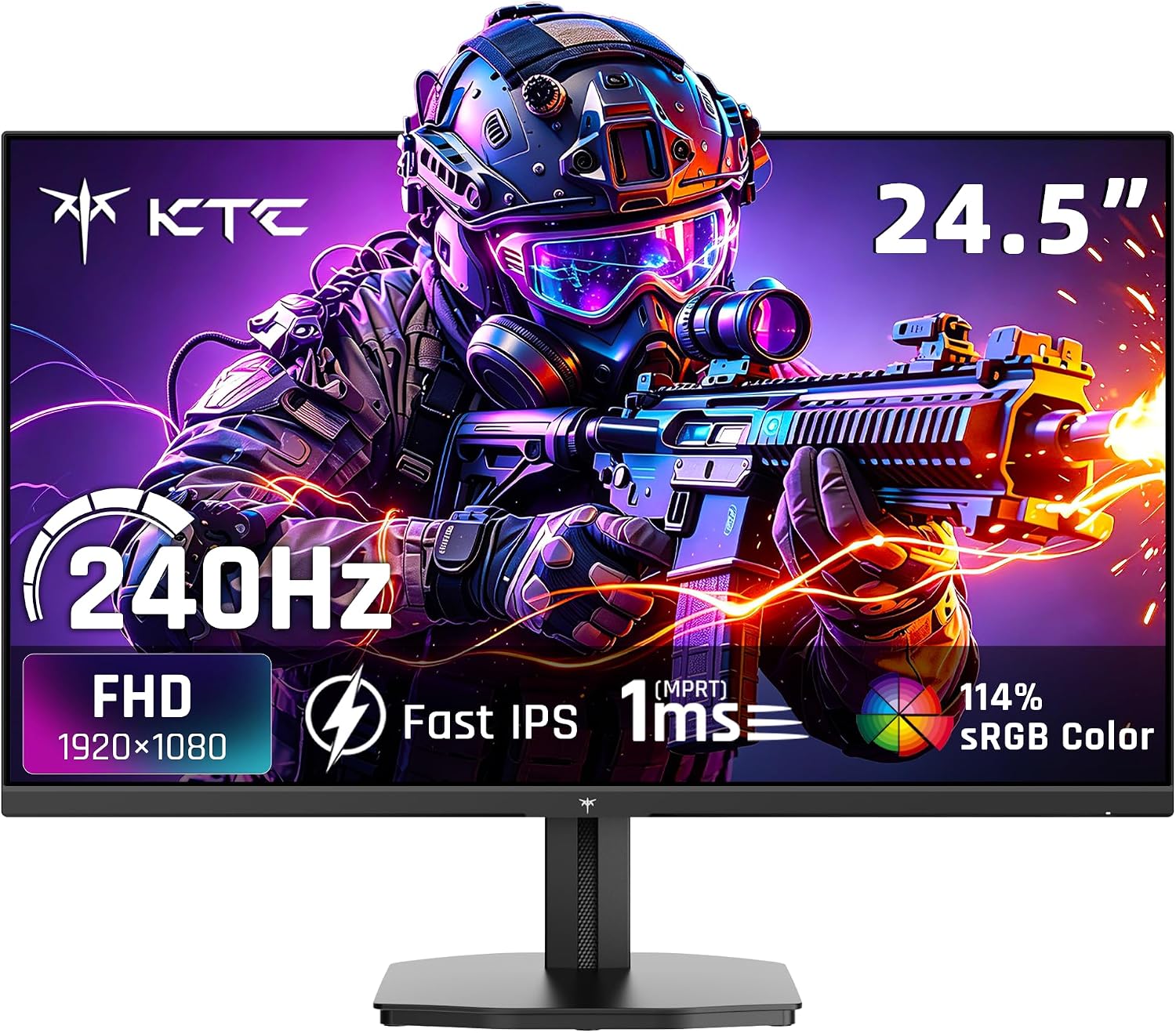MONITOR PARA GAMING KTC H25T7-A 24.5 PULGADAS 240HZ FHD - 1