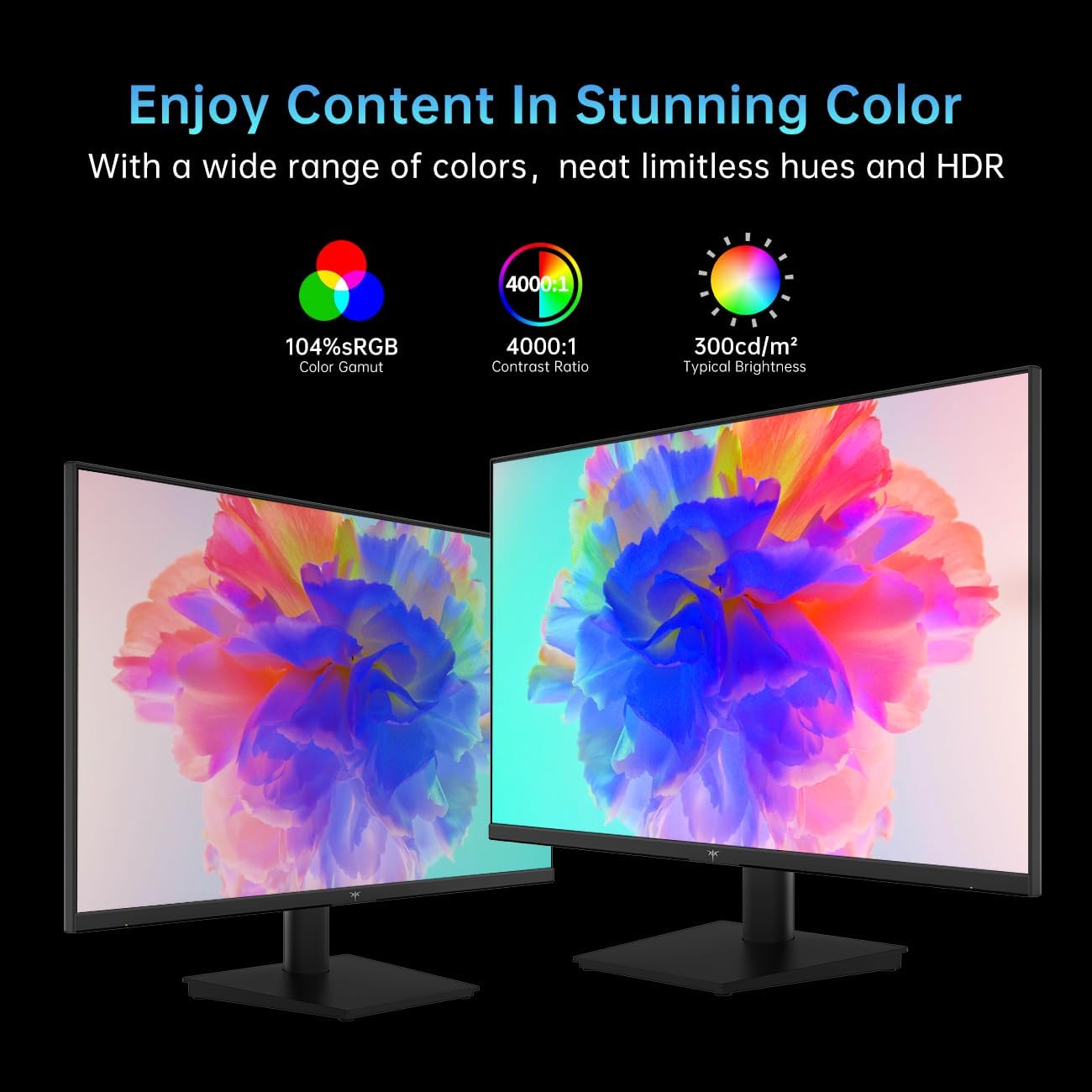 MONITOR KTC 24 PULGADAS FHD 1080P 100HZ CUIDADO DE OJOS - 3