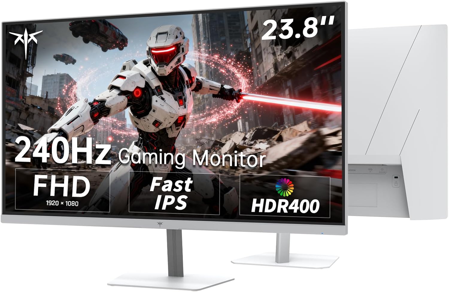 MONITOR KTC 24 PULGADAS 240HZ FHD BLANCO H24F7 - 1