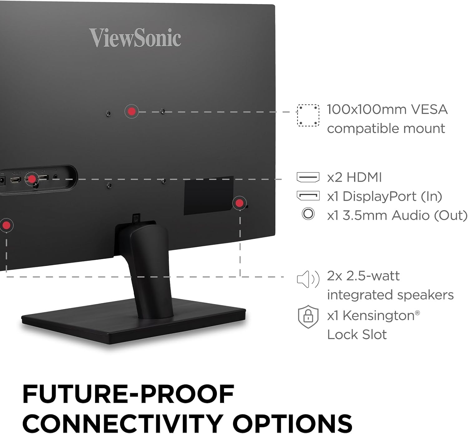 MONITOR VIEWSONIC VS2725-2K 27 PULGADAS QHD 100HZ - 5