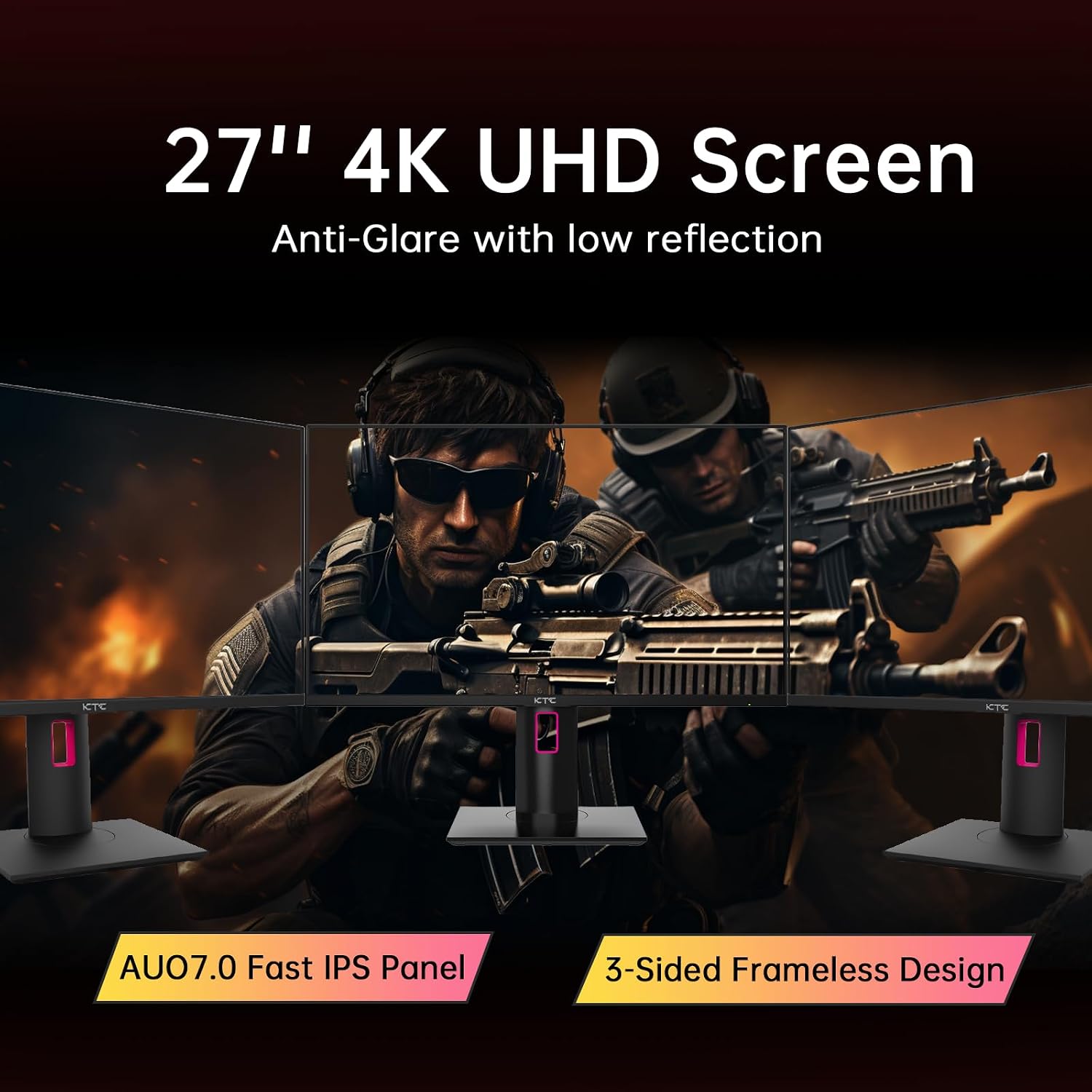 MONITOR KTC GAMING 27 PULGADAS 4K UHD 160HZ H27P22S - 2