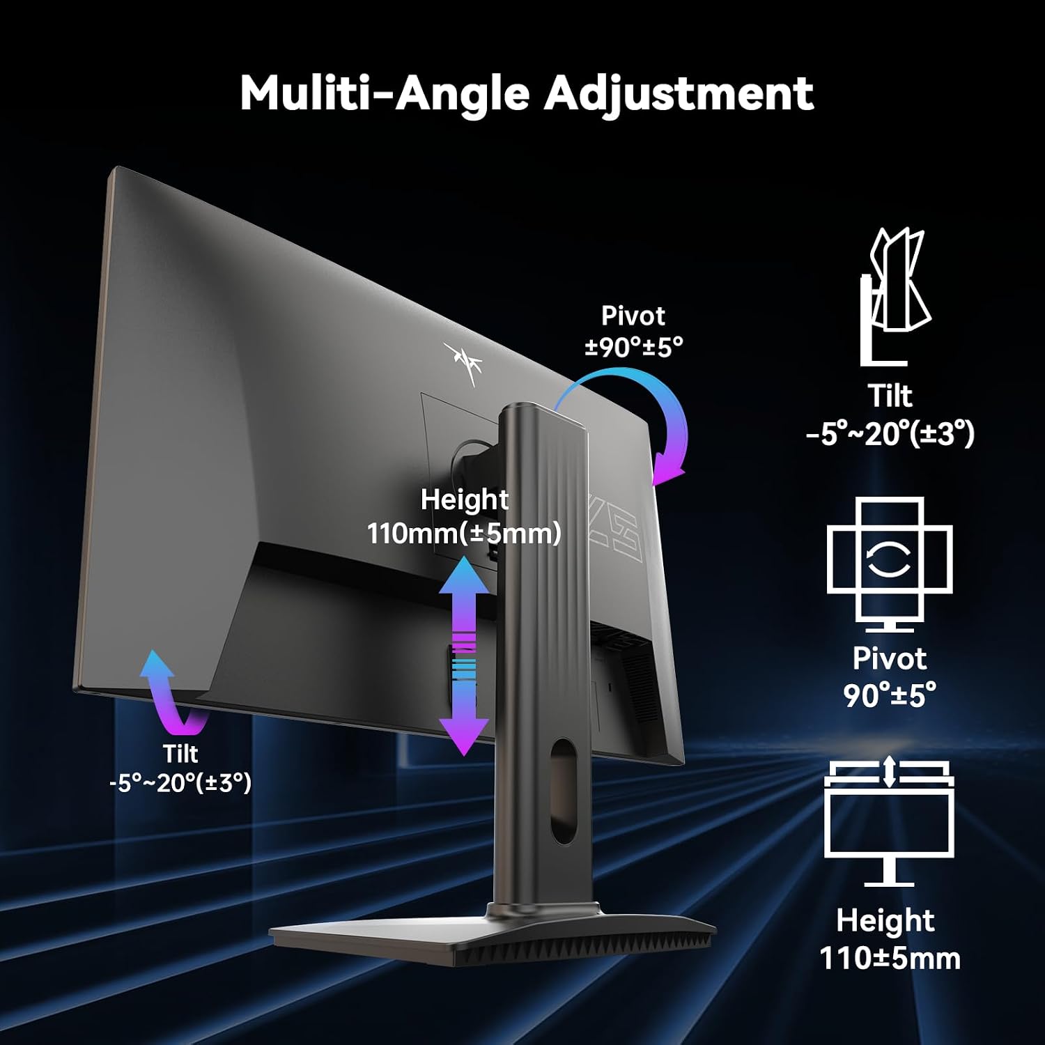 MONITOR PARA GAMING KTC H25T7-3 24.5 PULGADAS 240HZ FHD FAST IPS - 5