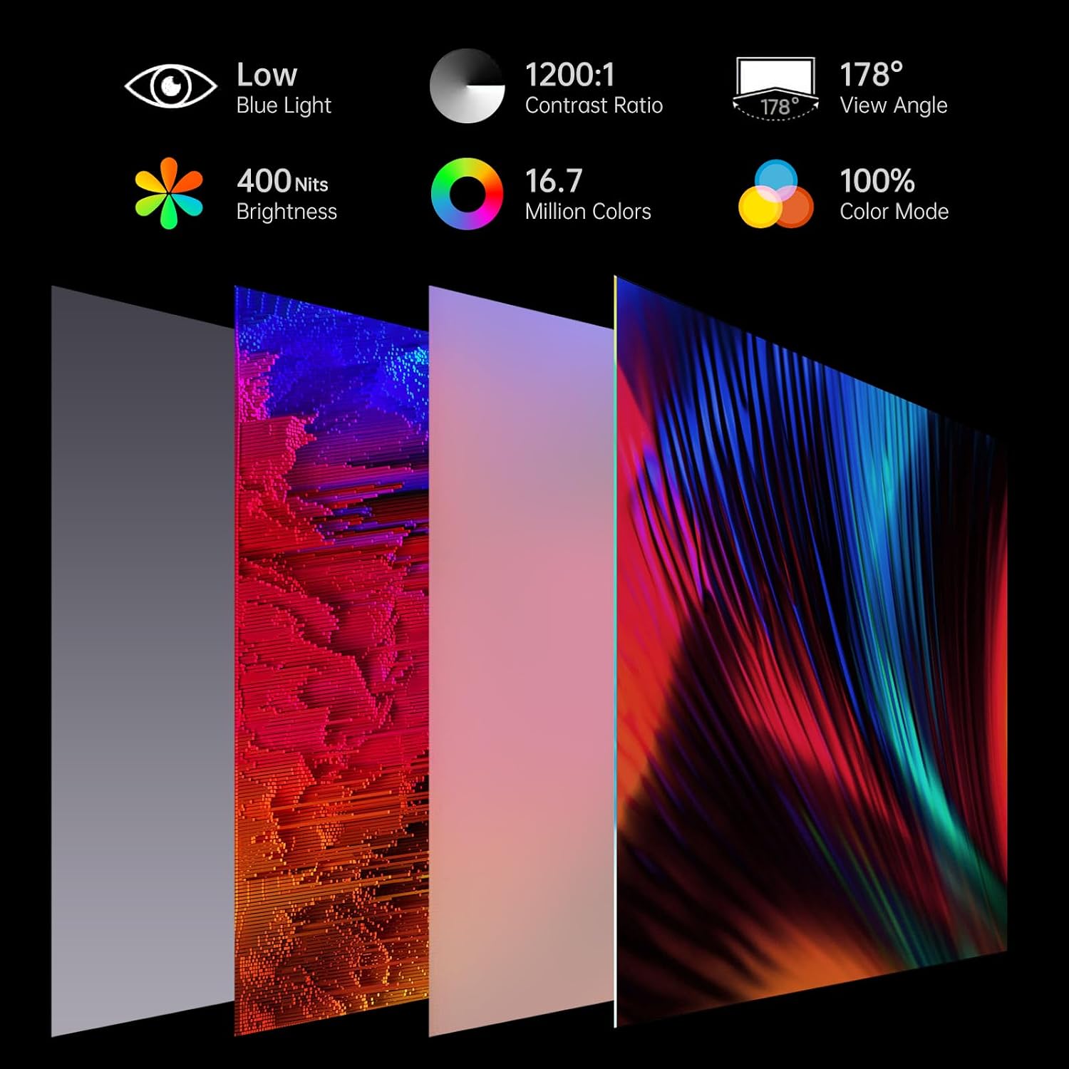 MONITOR 15.6' ANYUSE 4K UHD IPS HDR USB-C HDMI - 2