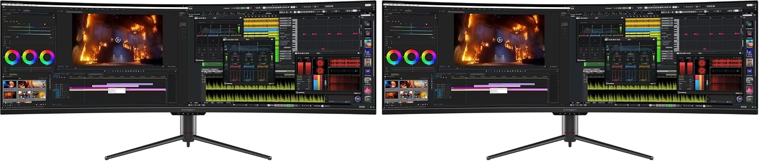 MONITOR CURVO GAMING INNOCN 49' 32:9 ULTRAWIDE 144HZ WDFHD 3840X1080 49C1G PACK 2 - 1