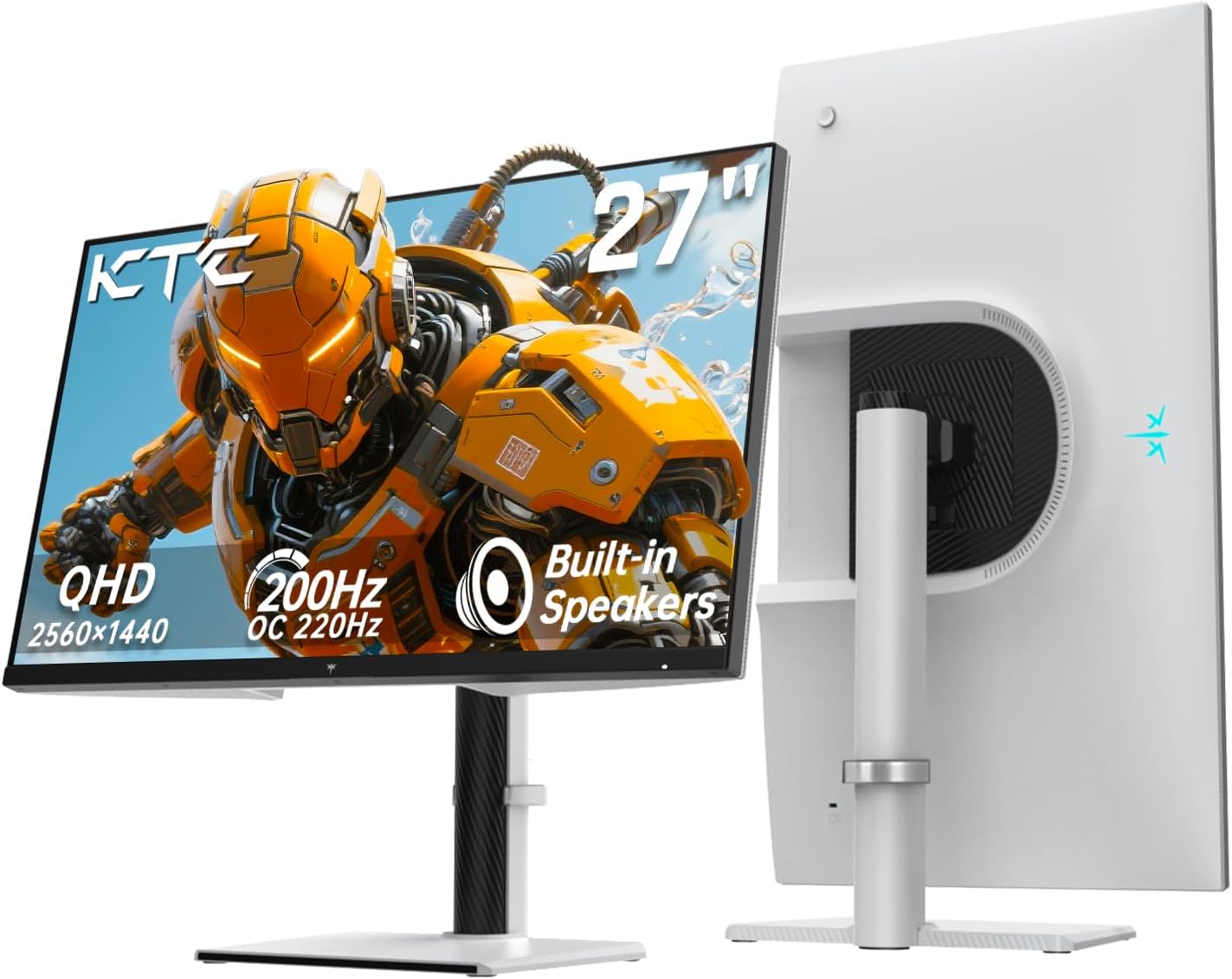 MONITOR PARA GAMING KTC H27T6 27 PULGADAS 2K 210HZ BLANCO - 1
