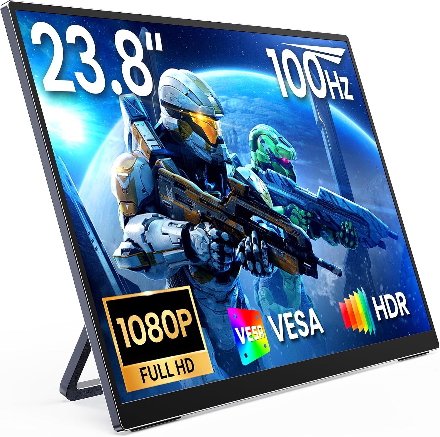 MONITOR PORTÁTIL MNN 23.8' 100HZ FHD IPS USB-C HDMI COLOR CHARCOAL - 1