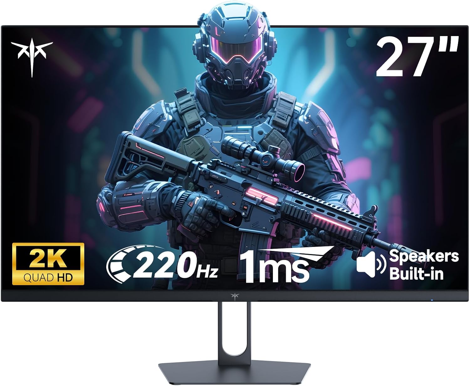 MONITOR GAMER KTC 27 PULGADAS QHD 220HZ 1MS CON PARLANTES H27T22C-3 - 1