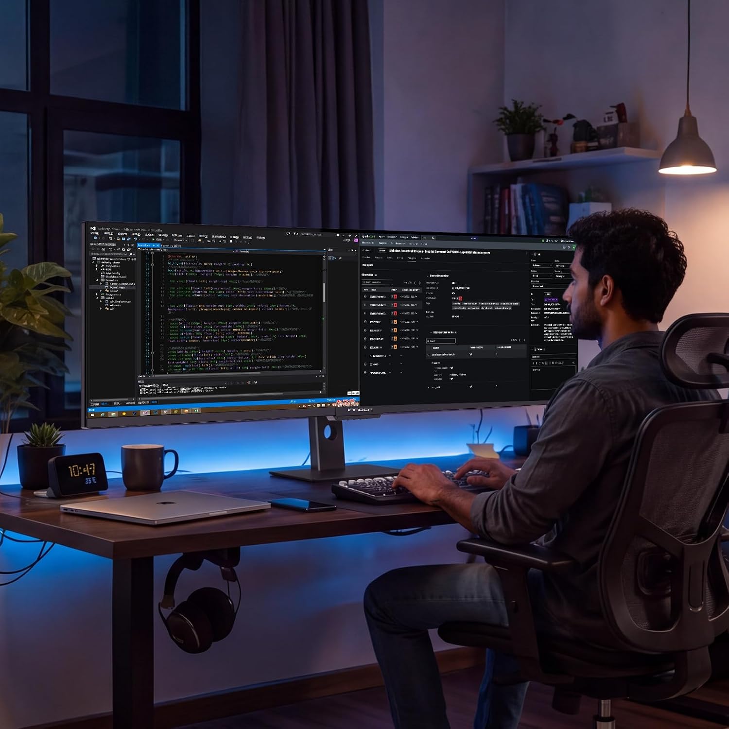 MONITOR PLANO ULTRAWIDE 49' INNOCN BUSINESS DQHD 5120 X 1440P 165HZ - 2