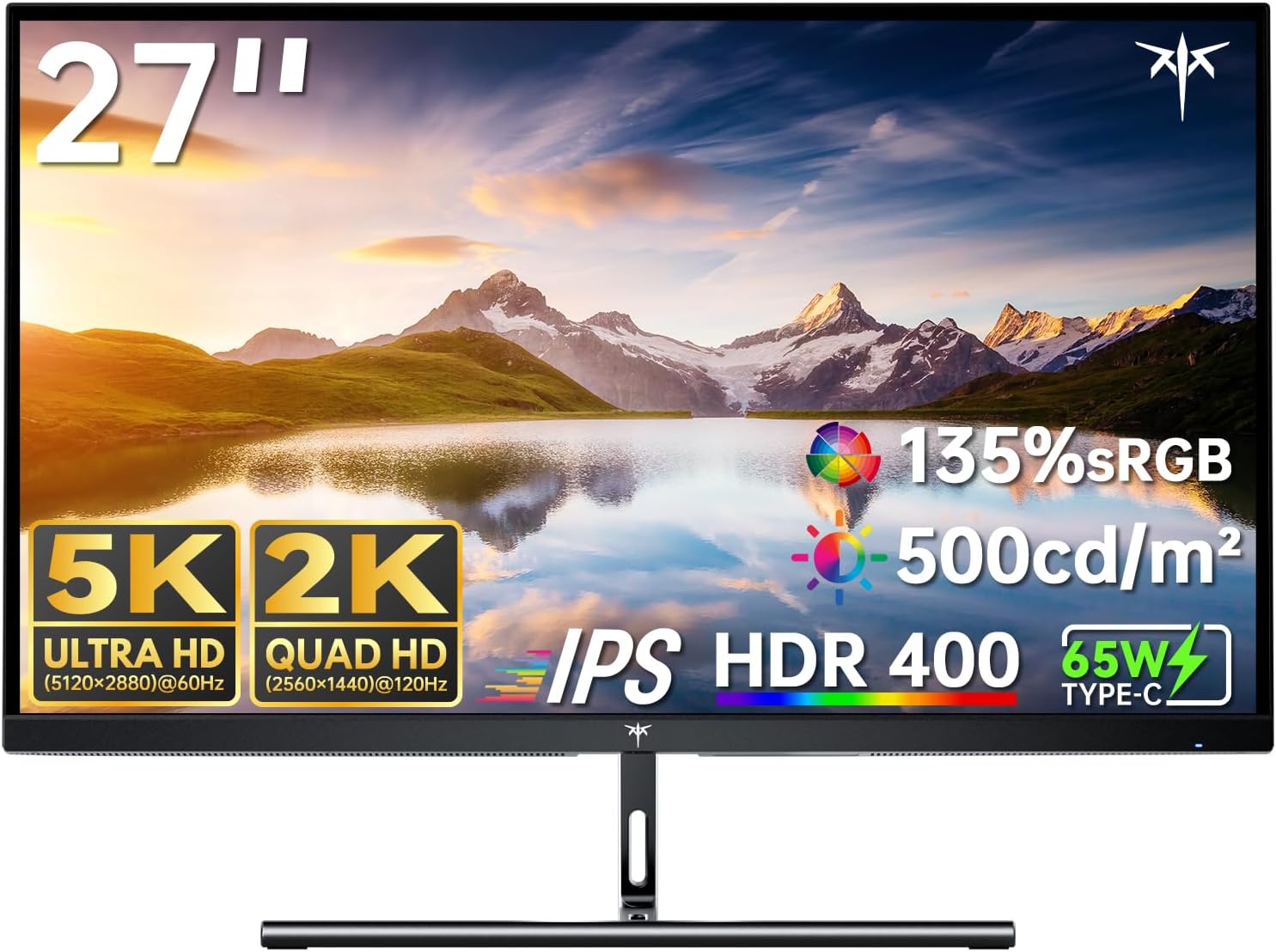 MONITOR KTC 27 PULGADAS 5K2K DUAL MODE CON PUERTO TYPE-C 65W - 1
