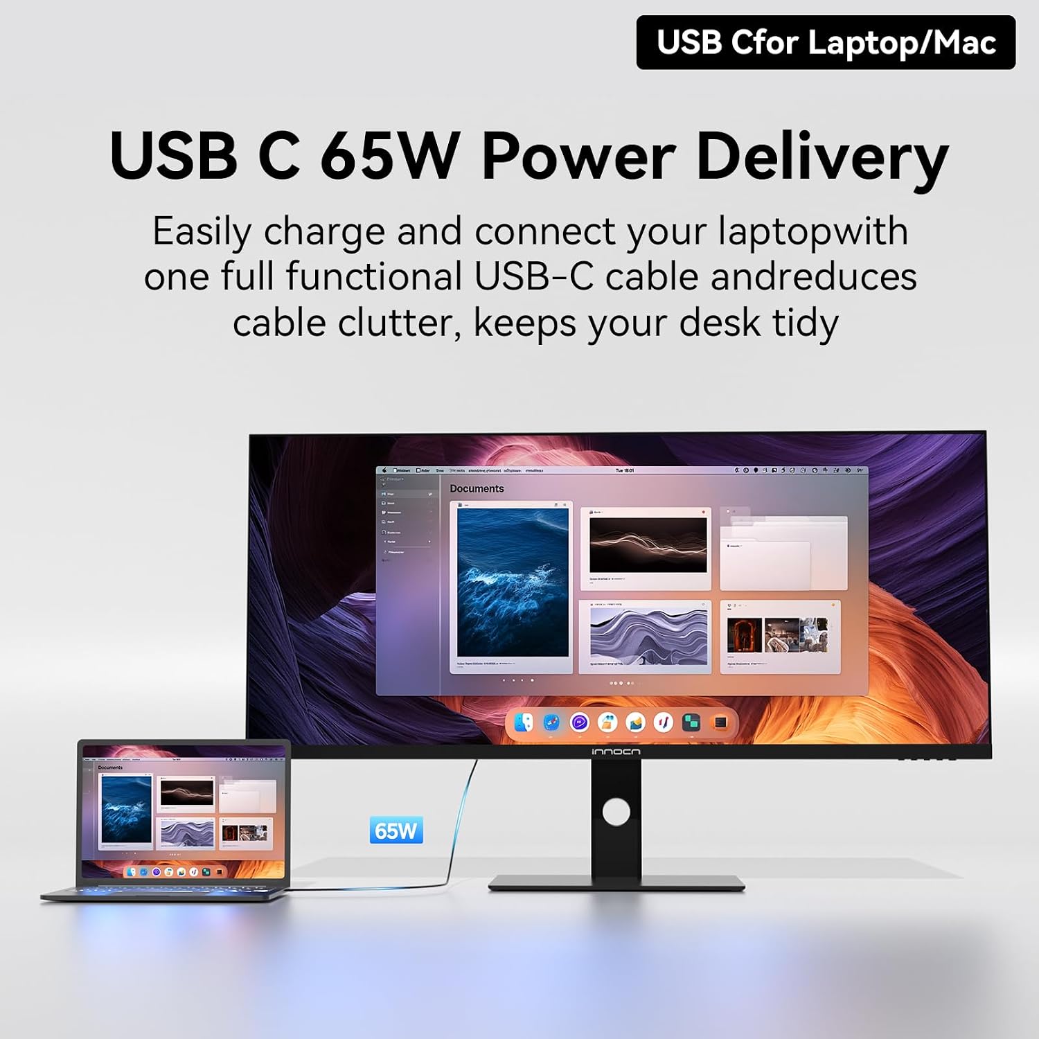 MONITOR ULTRAWIDE INNOCN 40' WQHD 3440X1440 200HZ HDR400 IPS USB-C - 3