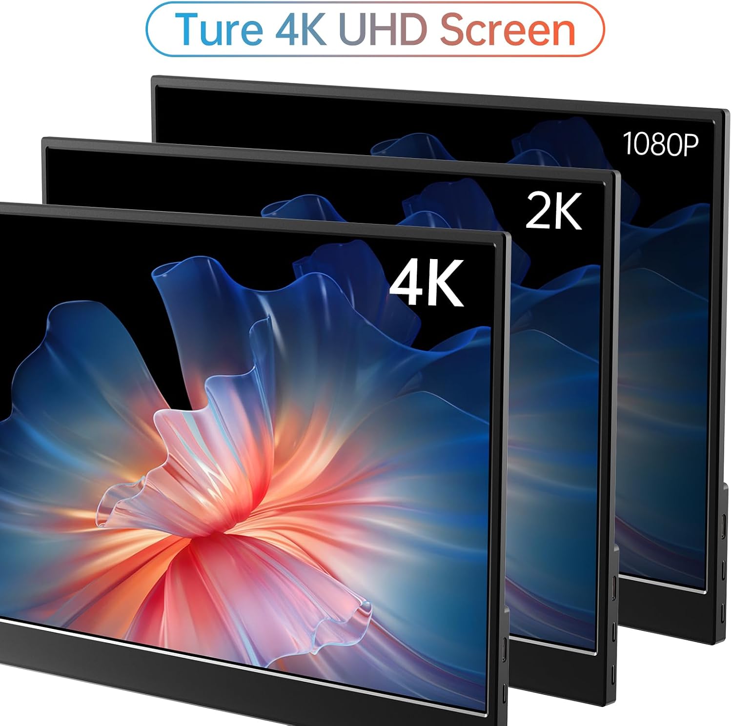 MONITOR PORTÁTIL MNN 15.6' 4K FHD 60HZ USB-C HDMI IPS HDR - 4
