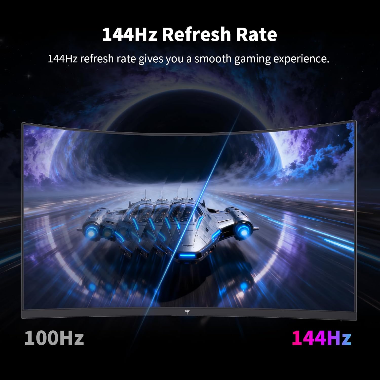 MONITOR CURVO PARA GAMING KTC H27S5C 27 PULGADAS QHD 144HZ 1500R - 4