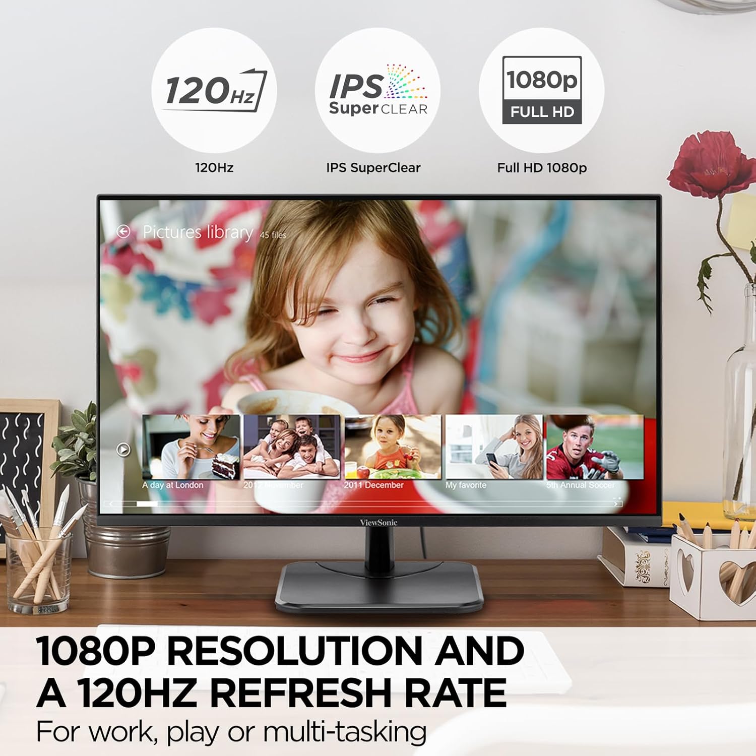 MONITOR VIEWSONIC VA2756A-MHD 27 PULGADAS FULL HD IPS 120HZ - 2