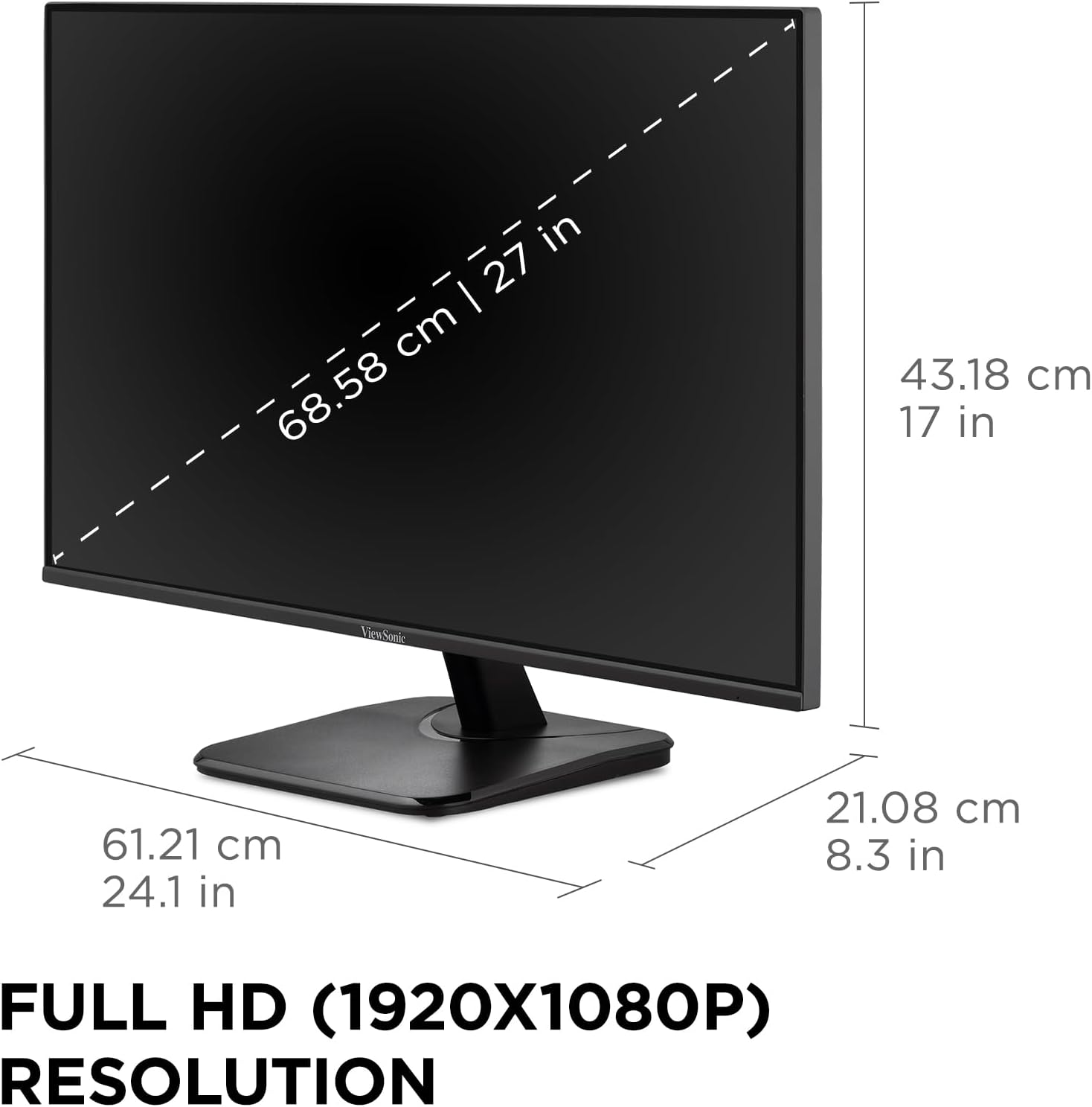 MONITOR VIEWSONIC VA2756A-MHD 27 PULGADAS FULL HD IPS 120HZ - 5