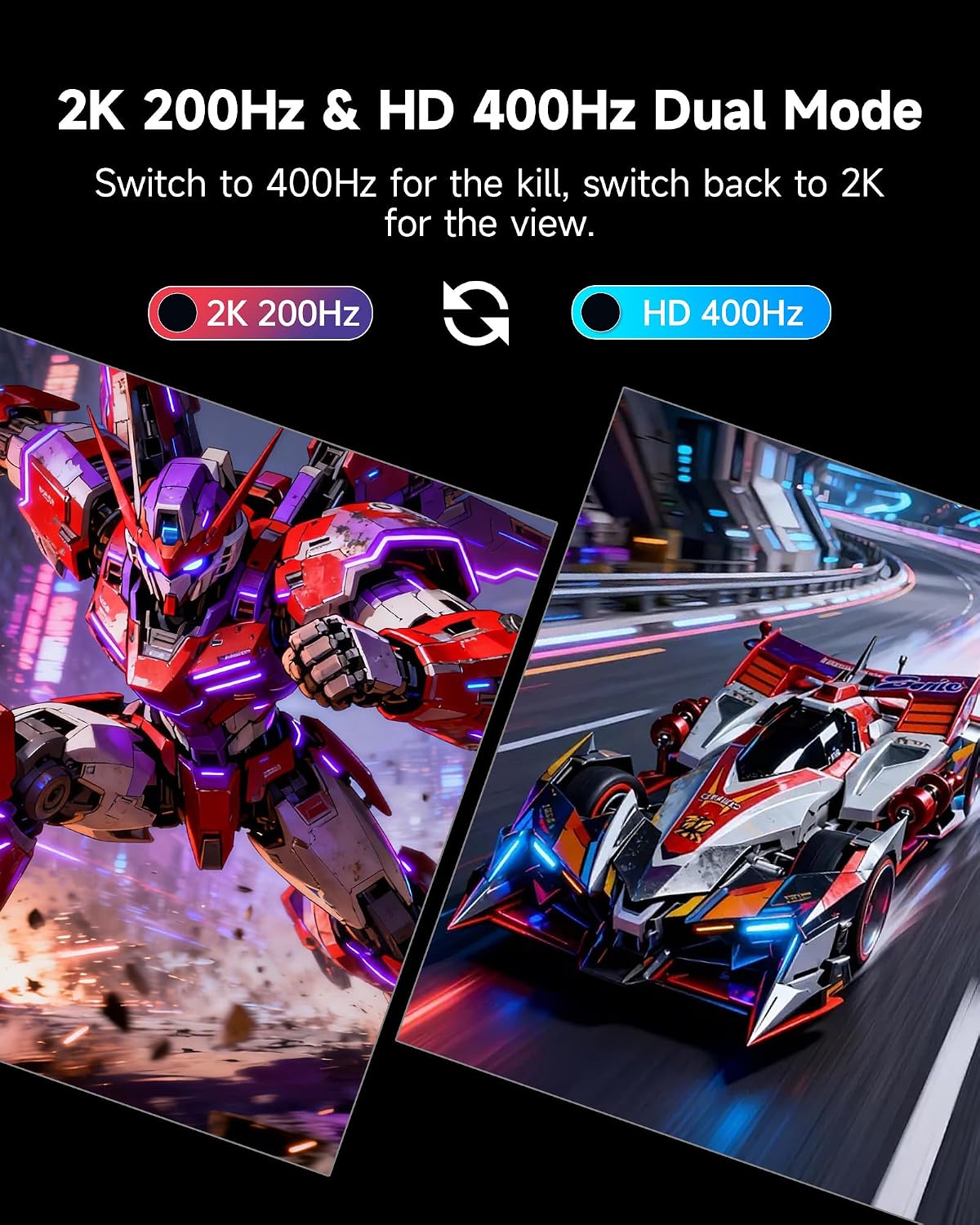 MONITOR CURVO PARA GAMING KTC H27S5 27 PULGADAS DUAL MODE - 3