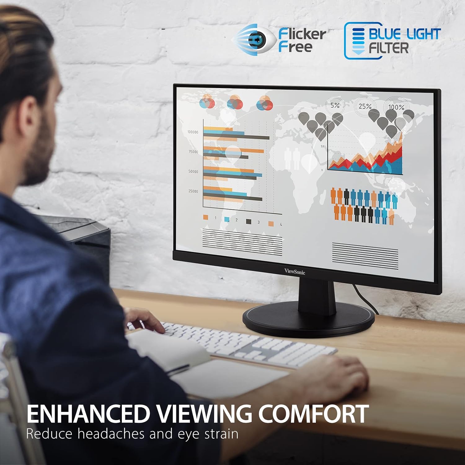 MONITOR VIEWSONIC VS2247-MH 22 PULGADAS FULL HD IPS - 4