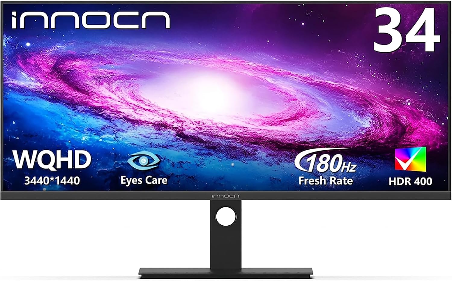 MONITOR ULTRAWIDE INNOCN 34' 34C1R WQHD 3440 X 1440 180HZ IPS - 1
