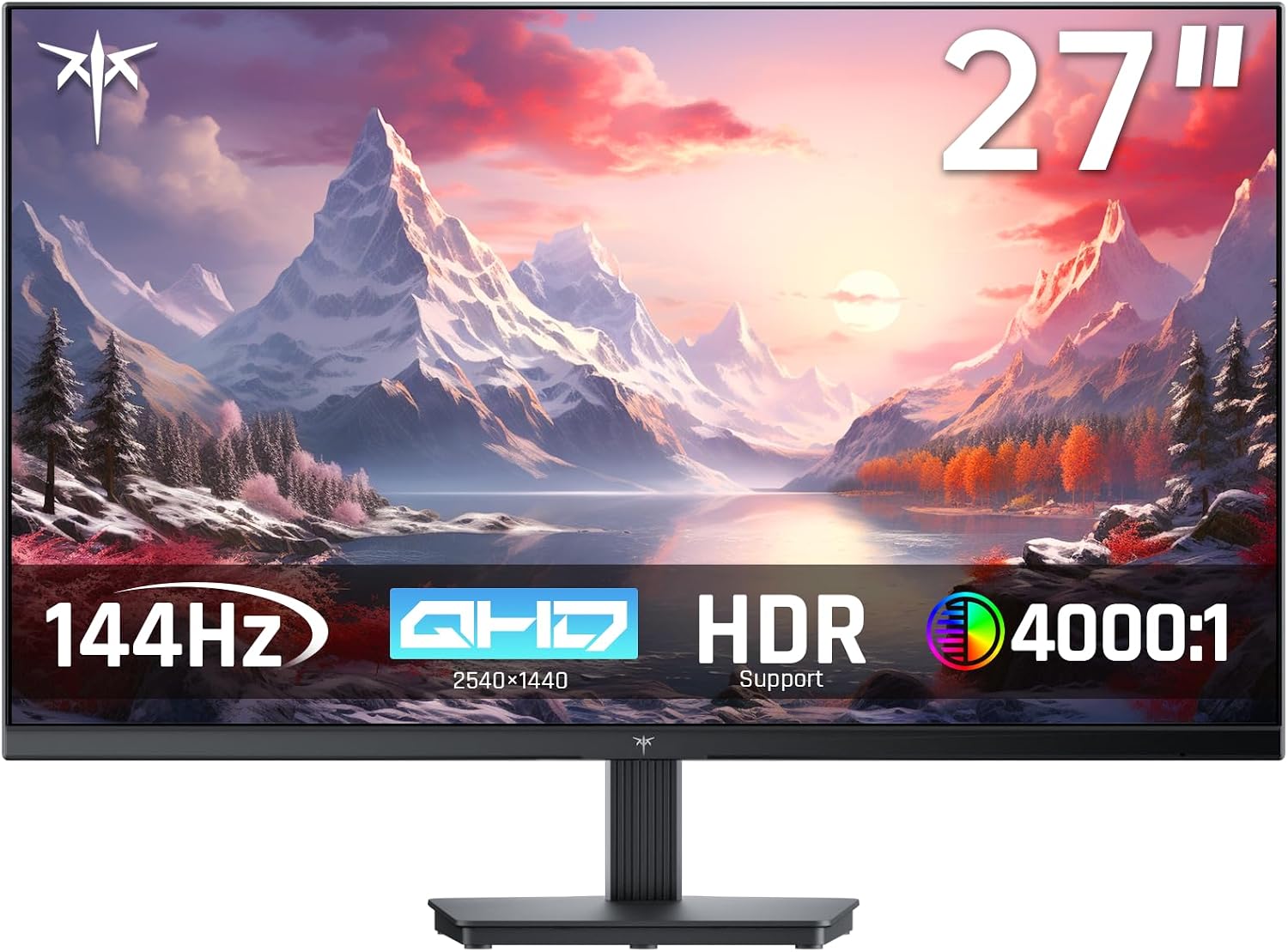 MONITOR KTC GAMING 27 PULGADAS QHD 144HZ FREESYNC Y G-SYNC H27T27S - 1