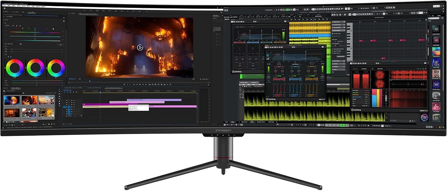 MONITOR CURVO GAMING INNOCN 49C1G 49' ULTRAWIDE 32:9 144HZ WDFHD 3840X1080 - 1