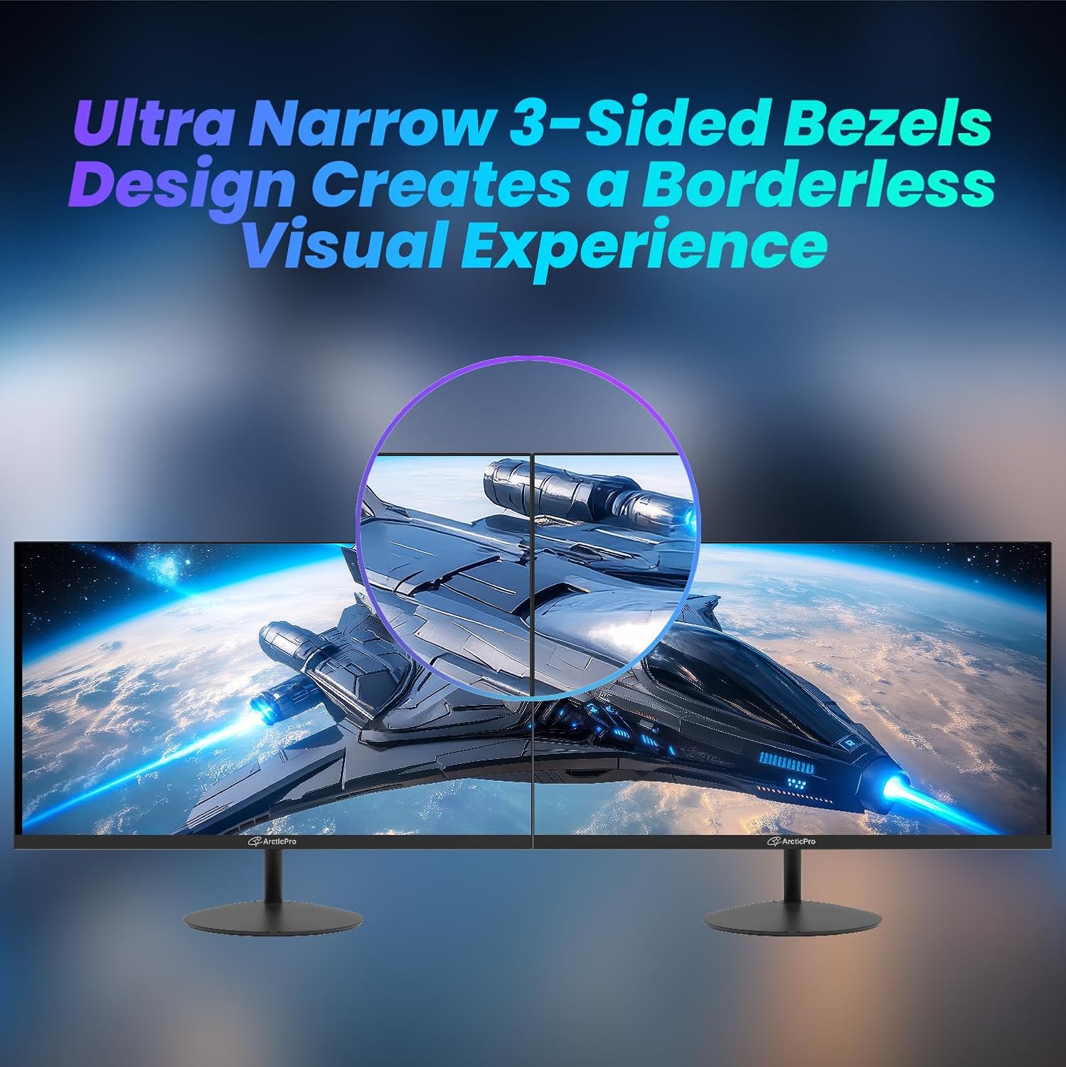 MONITOR PARA GAMING ARCTICPRO 22 PULGADAS 144HZ FHD 105% SRGB - 5