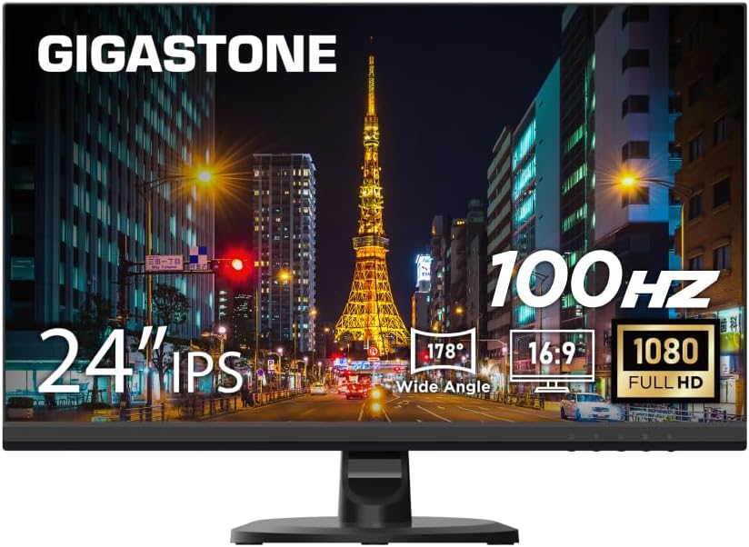 MONITOR GIGASTONE 24 PULGADAS IPS 100HZ FHD 1920X1080 - 1