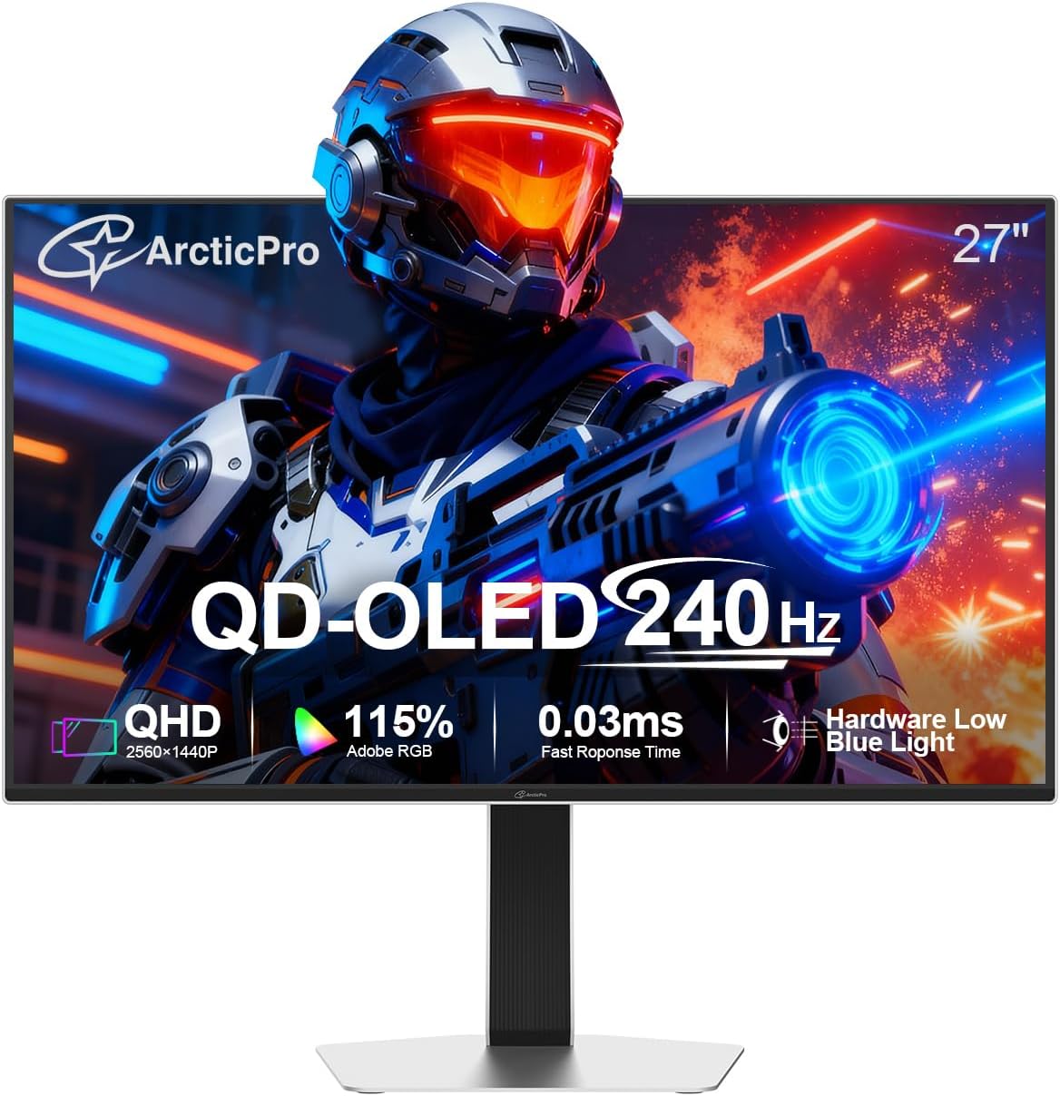 MONITOR GAMING ARCTICPRO 27 PULGADAS QD-OLED QHD 240HZ - 1