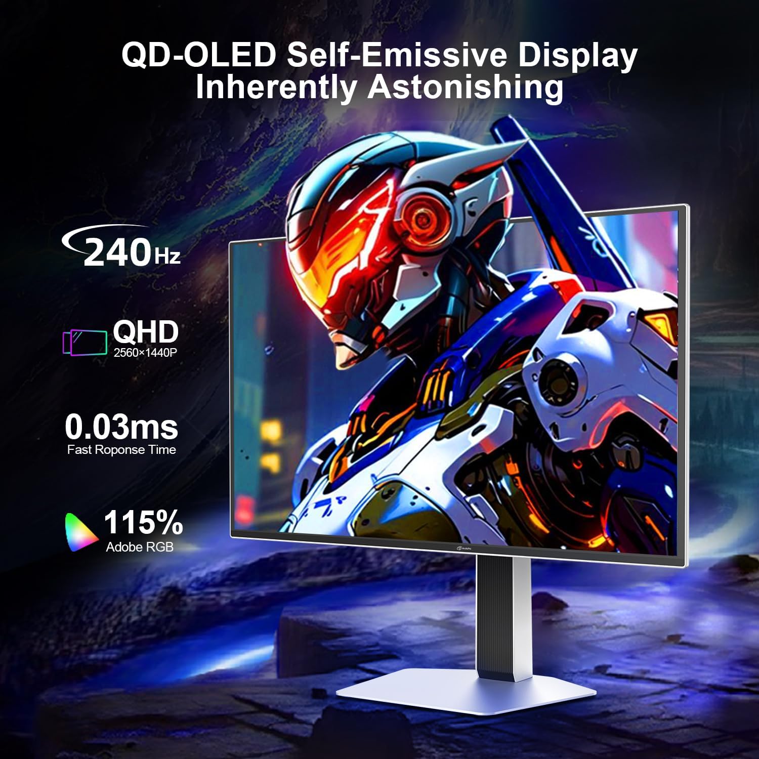 MONITOR GAMING ARCTICPRO 27 PULGADAS QD-OLED QHD 240HZ - 2