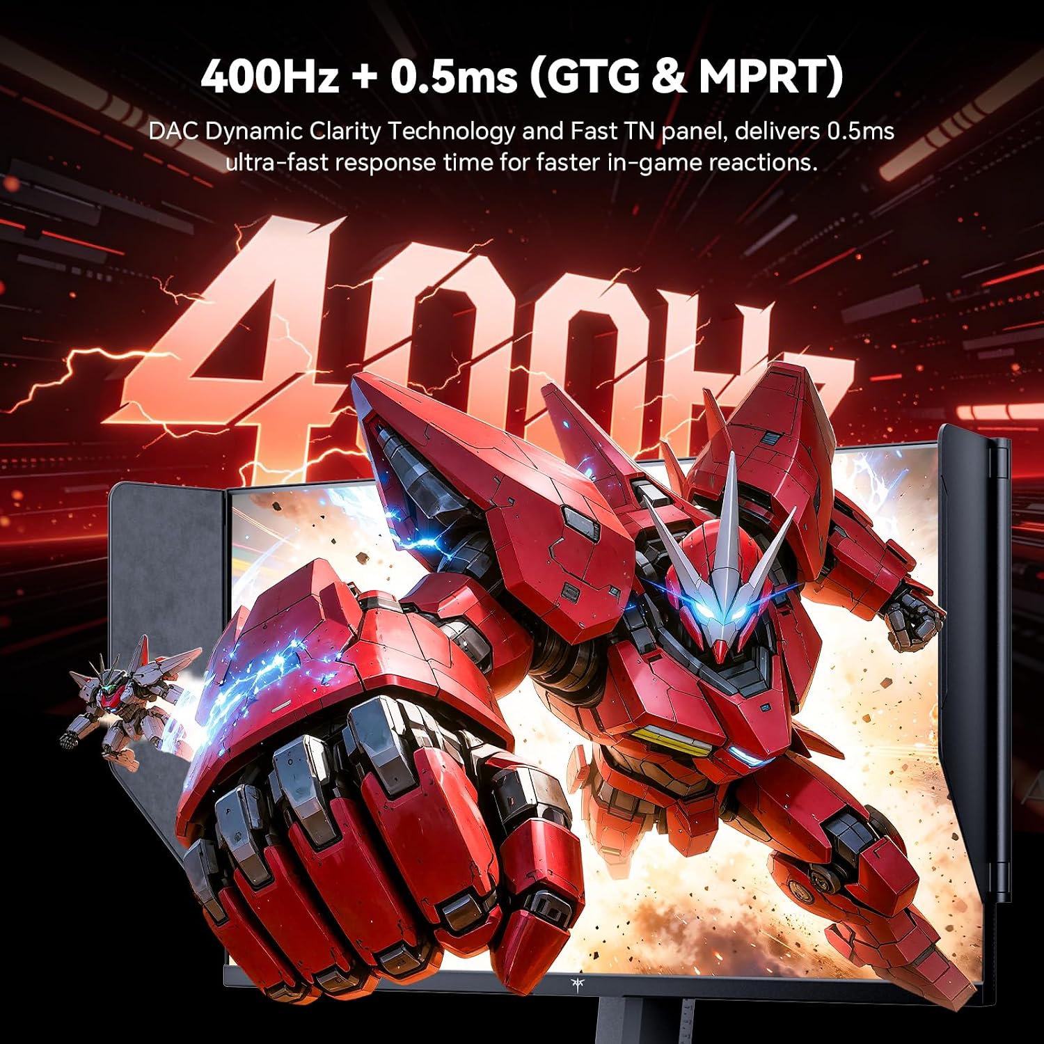 MONITOR KTC 24.1 PULGADAS FHD 400HZ FAST TN GAMING 25M1 - 2