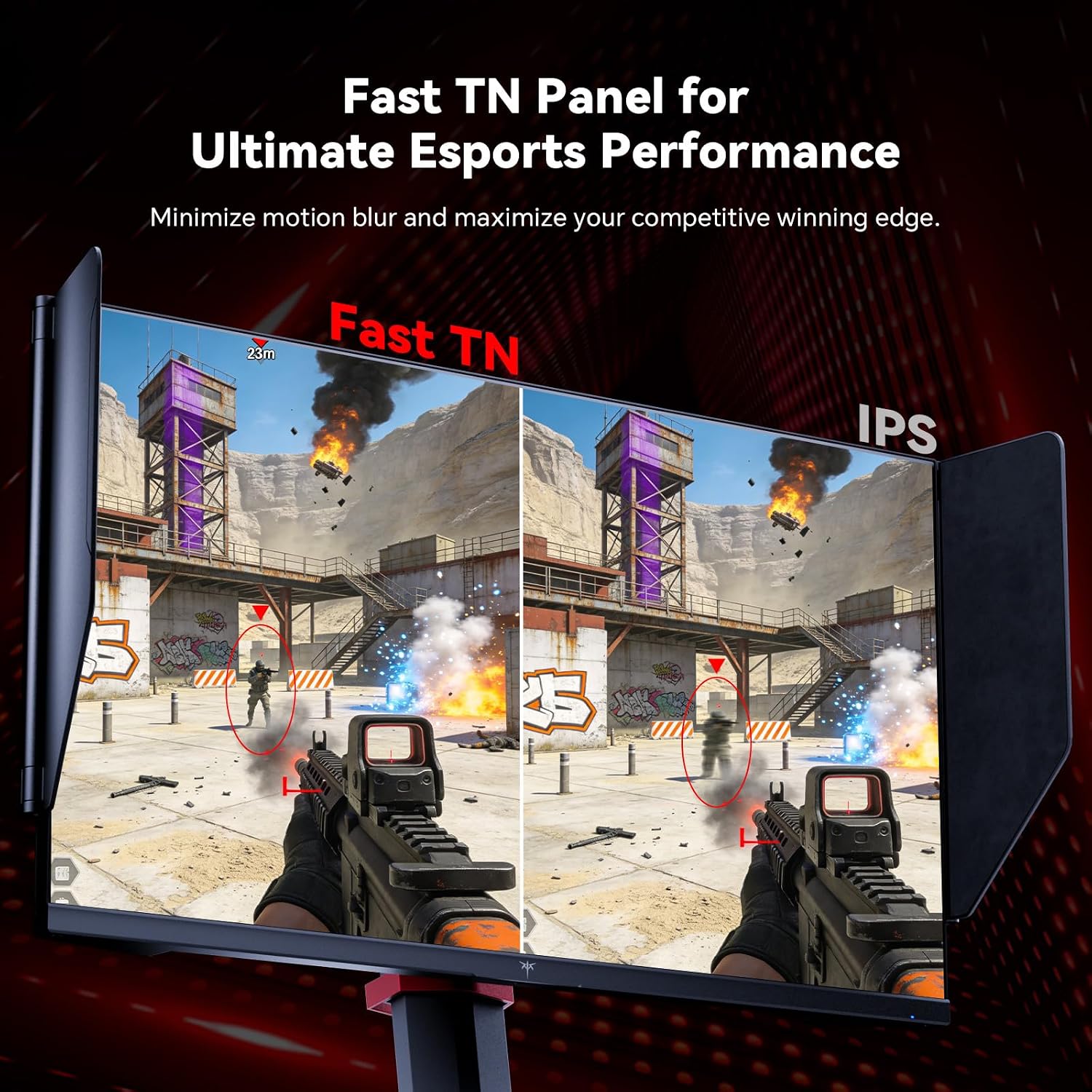 MONITOR KTC 24.1 PULGADAS FHD 400HZ FAST TN GAMING 25M1 - 3
