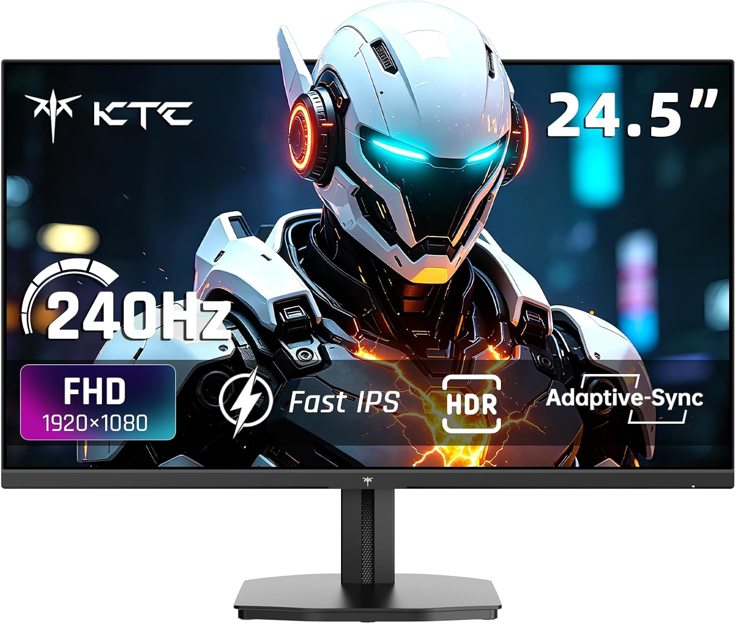 MONITOR KTC GAMING 24.5 PULGADAS 240HZ FHD H25T7-A NEGRO - 1