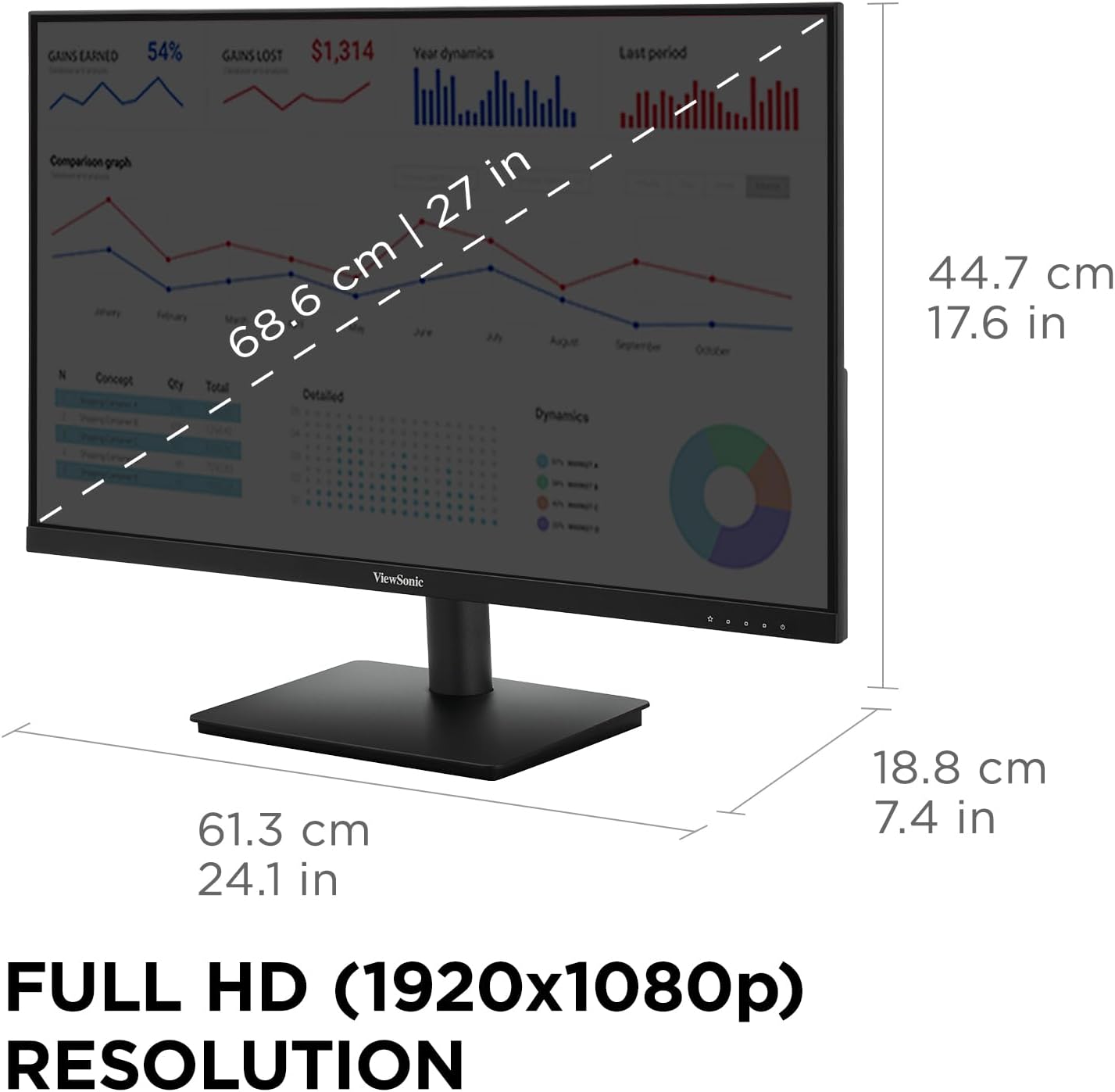 MONITOR VIEWSONIC VS2747-H 27 PULGADAS FULL HD IPS 100HZ - 5