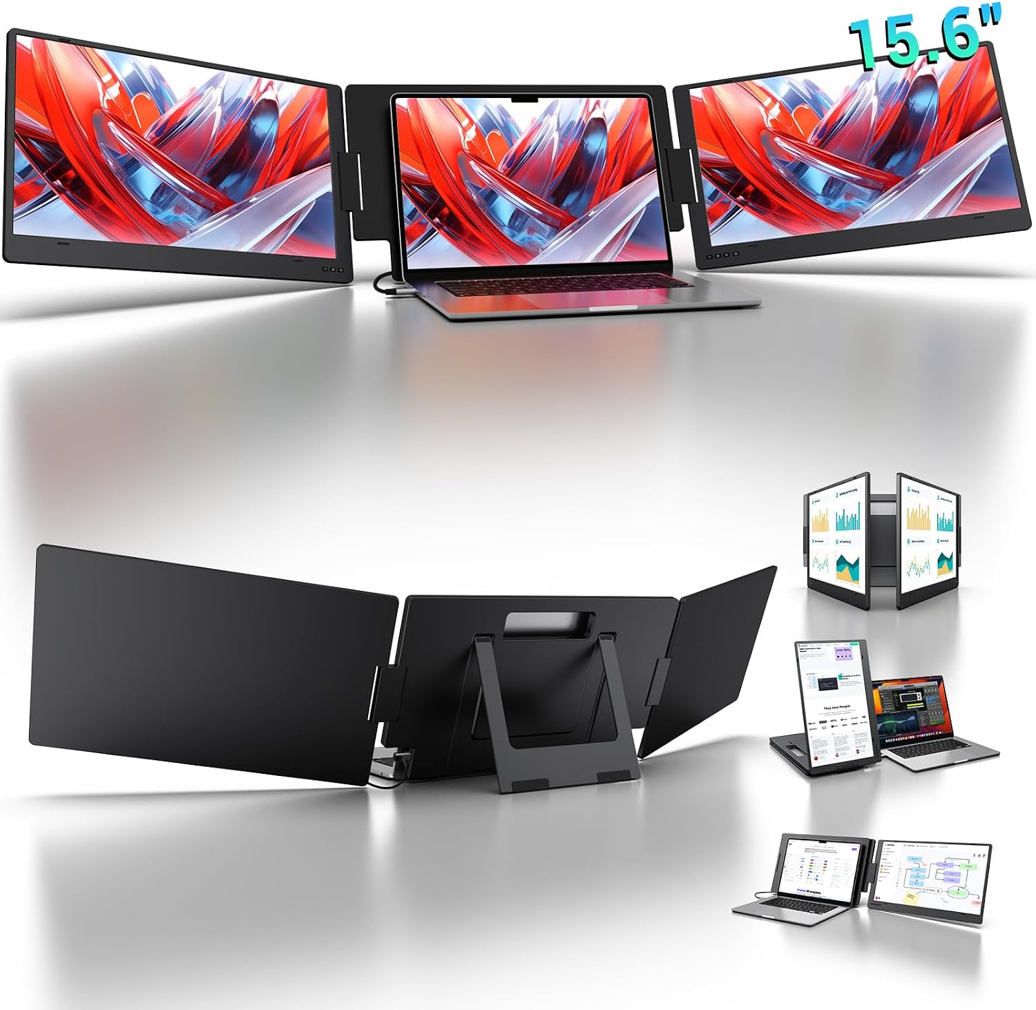 MONITOR PORTÁTIL KYY 15.6 PULGADAS FHD IPS - 1