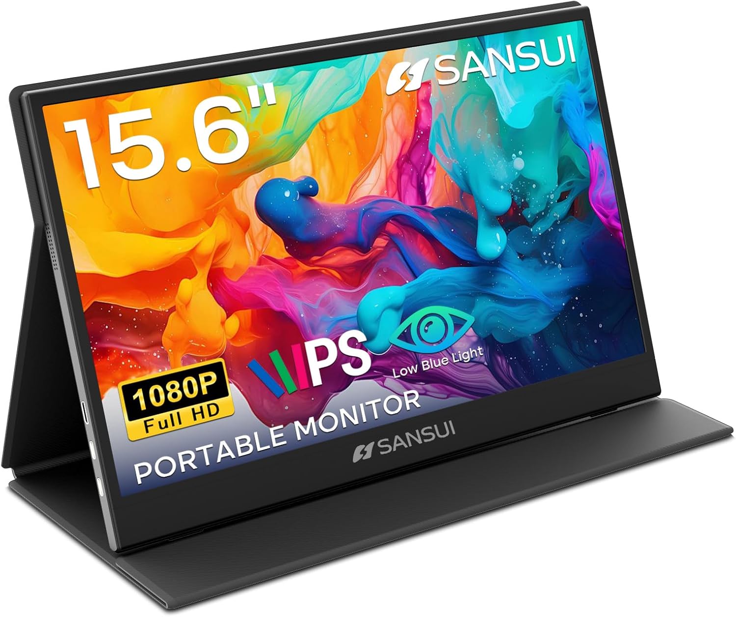 MONITOR PORTÁTIL SANSUI 15.6 PULGADAS FULL HD PARA LAPTOP Y SWITCH - 1