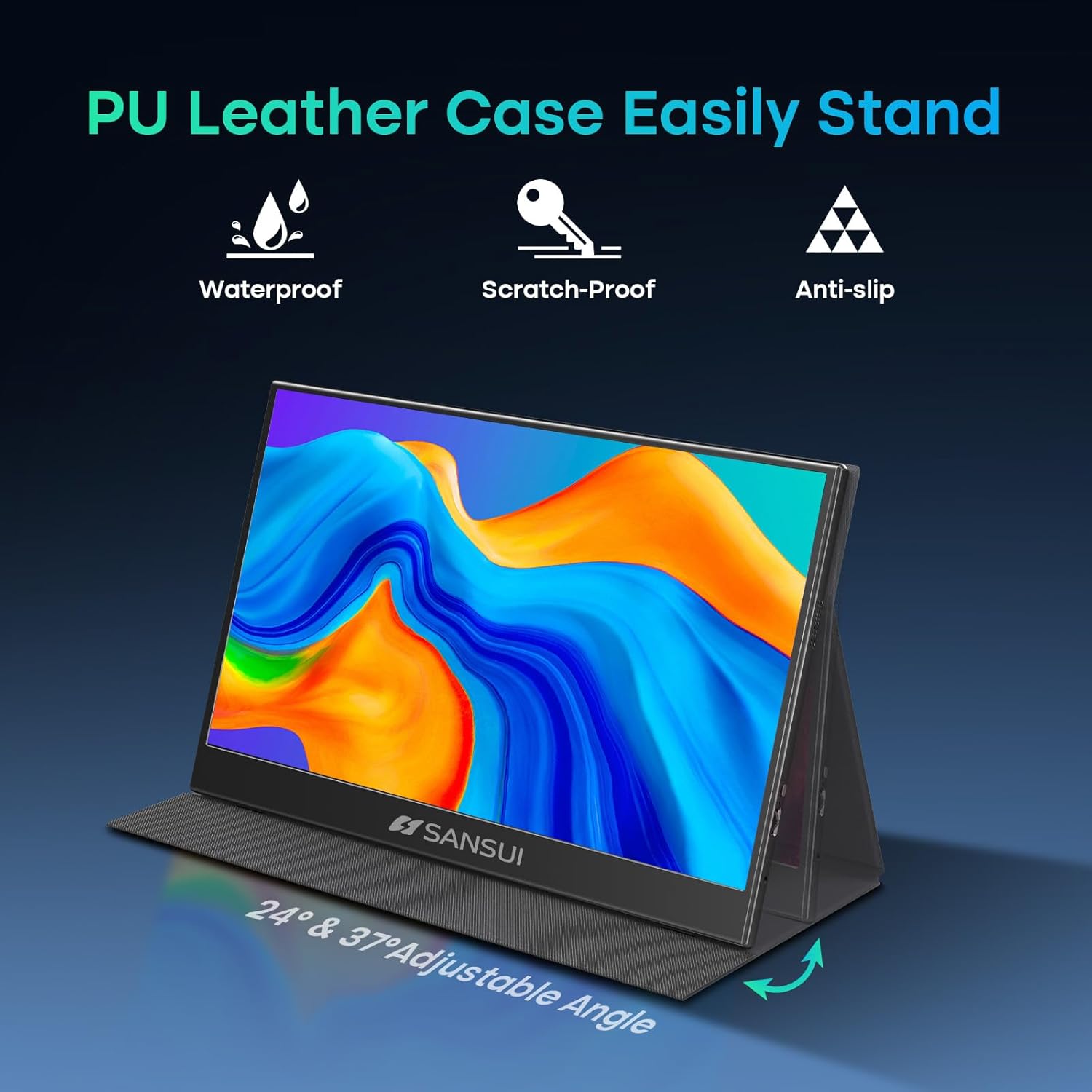 MONITOR PORTÁTIL SANSUI 15.6 PULGADAS FULL HD PARA LAPTOP Y SWITCH - 4