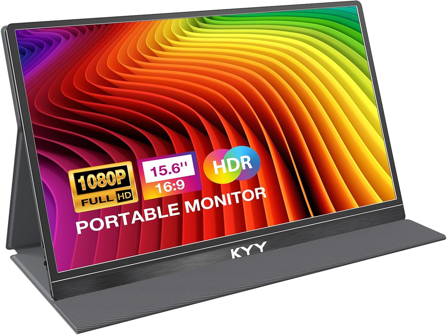 MONITOR PORTÁTIL KYY 15.6'' FHD 1080P USB C HDMI - 1