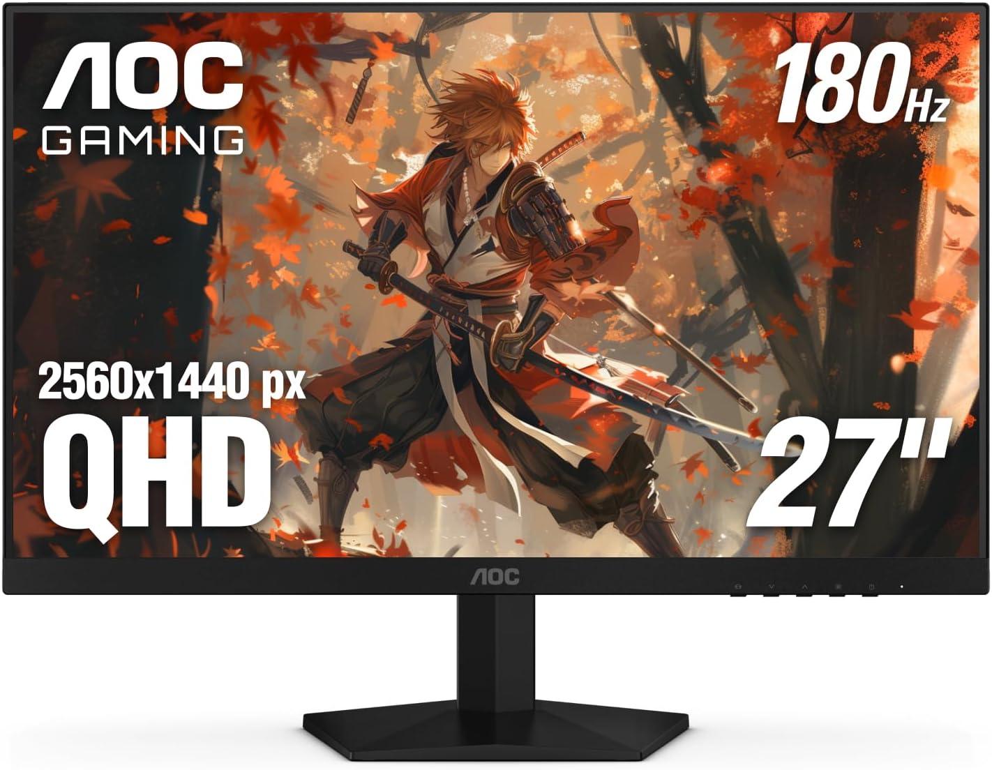 MONITOR GAMING AOC Q27G4XN 27 PULGADAS 2K QHD 180HZ VA 1MS HDR - 1