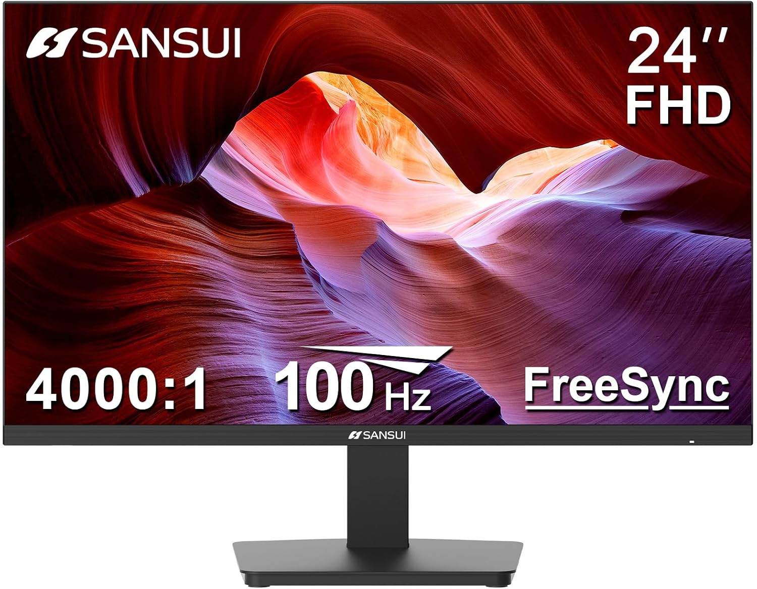 MONITOR SANSUI 24 PULGADAS 100HZ FHD PARA PC - 1
