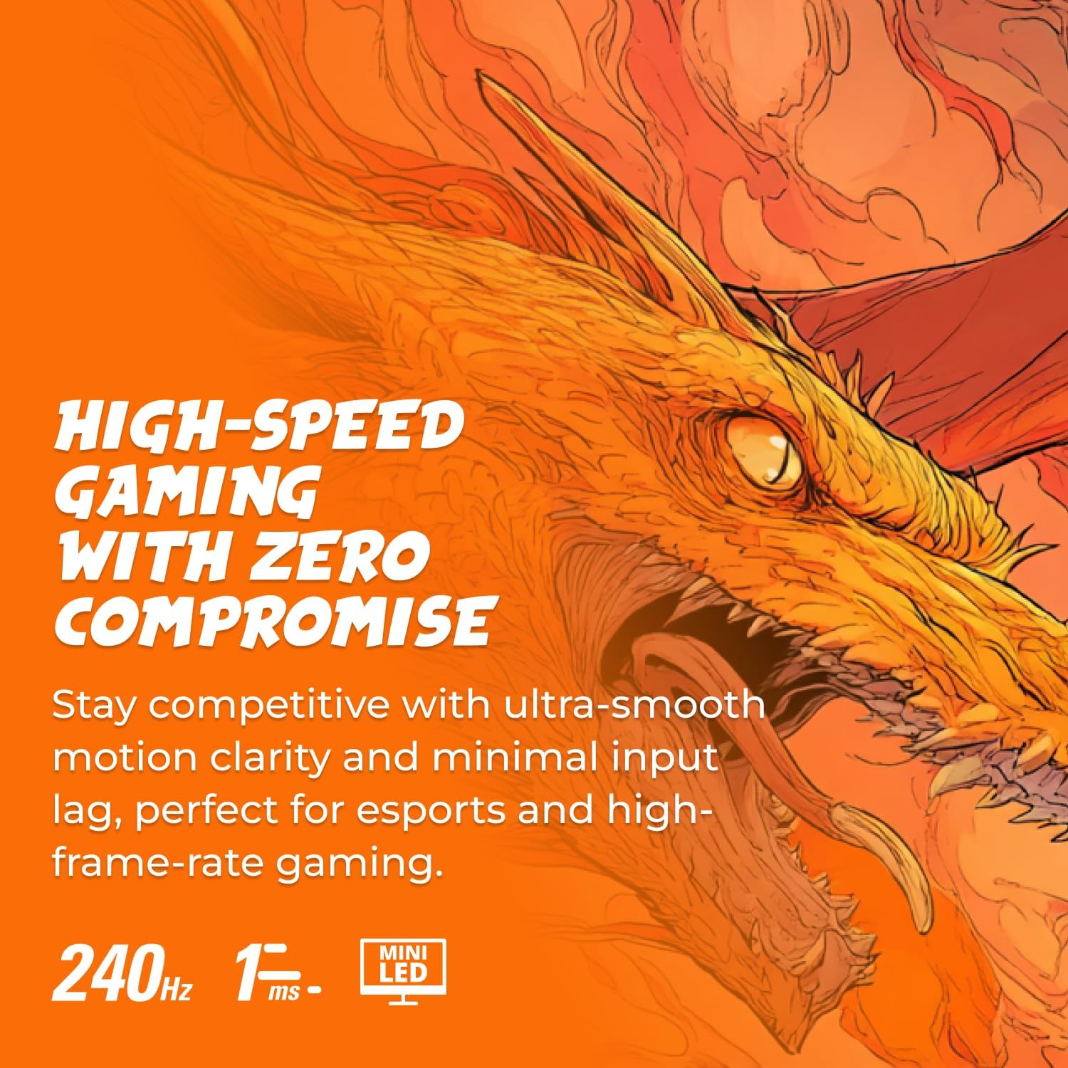 MONITOR GAMING AOC Q27G4ZMN 27 PULGADAS QHD 240HZ MINI-LED HDR1000 - 2