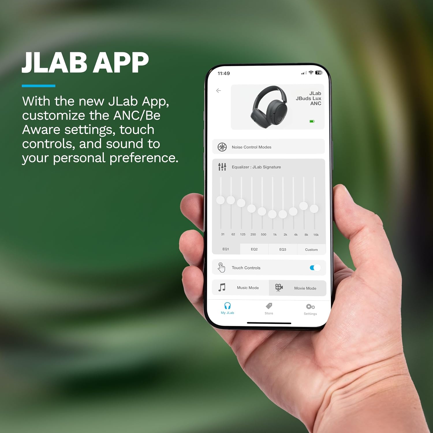 AUDÍFONOS OVER-EAR JLAB JBUDS LUX ANC JELLE INALÁMBRICOS - 5
