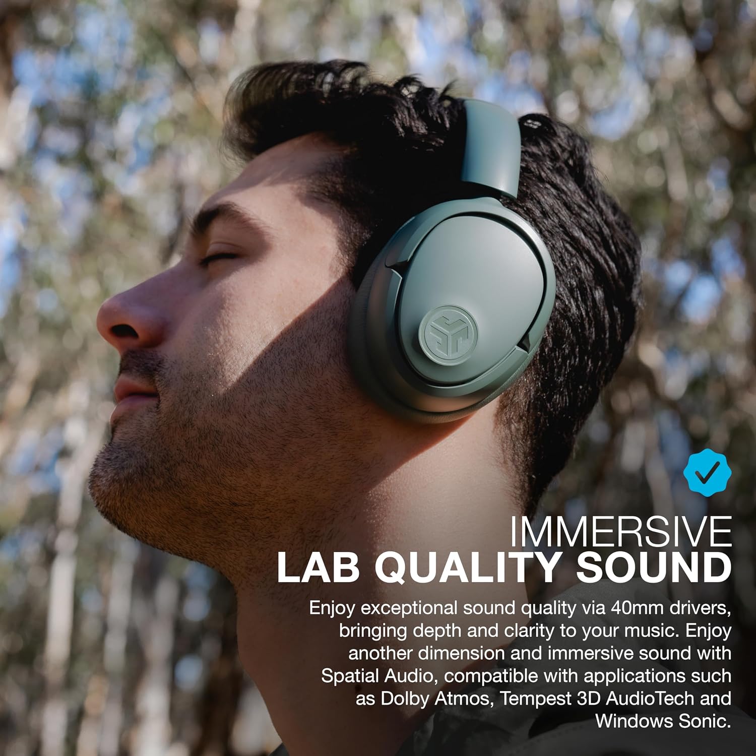 AUDÍFONOS OVER-EAR INALÁMBRICOS JLAB JBUDS LUX ANC VERDE SALVIA - 2