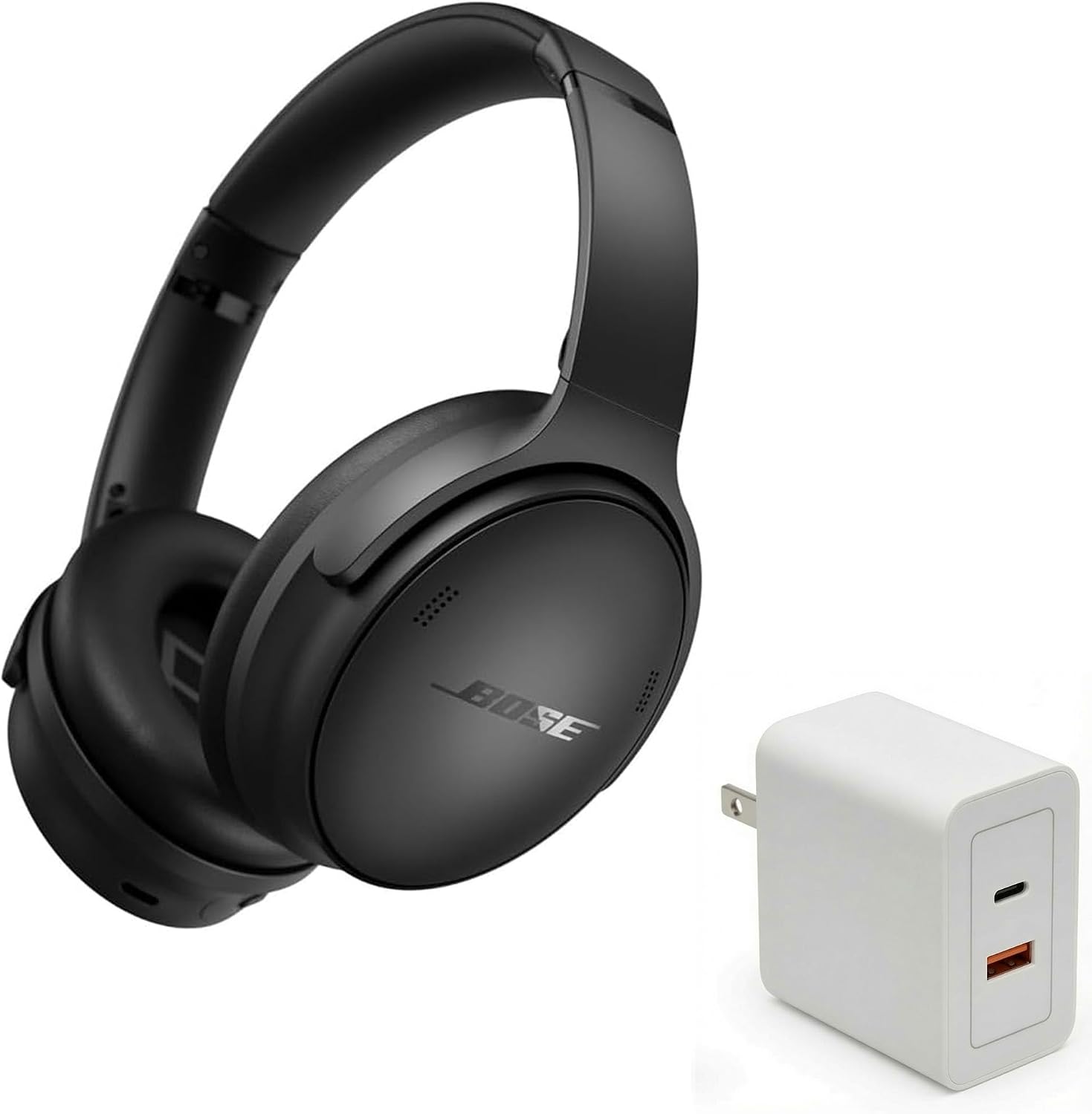 AUDÍFONOS BOSE QUIETCOMFORT WIRELESS BLUETOOTH OVER-EAR CANCELACIÓN DE RUIDO NEGRO - 1