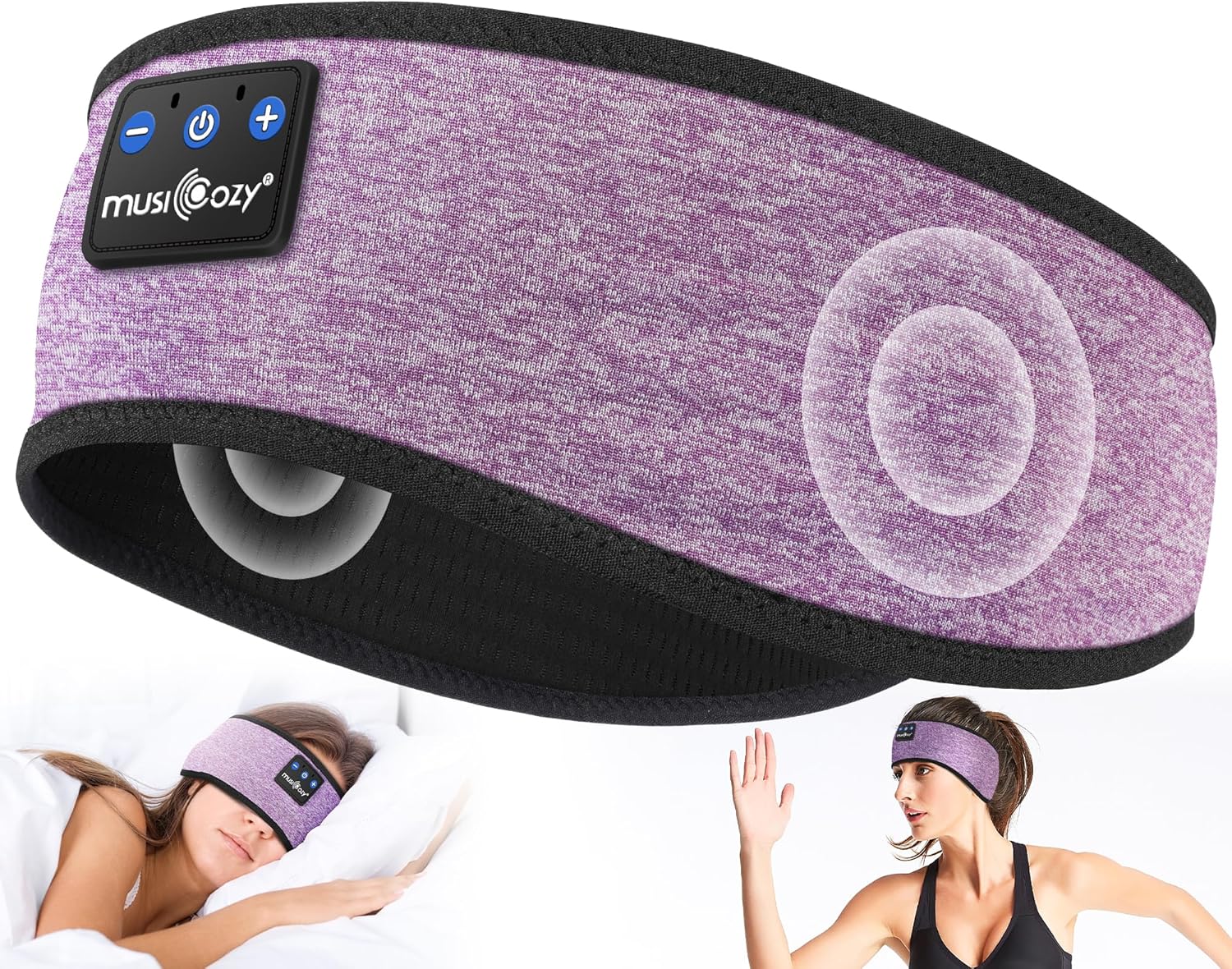 AUDÍFONOS BLUETOOTH MUSICOZY SLEEP HEADPHONES BANDA DEPORTIVA INALÁMBRICA - 1