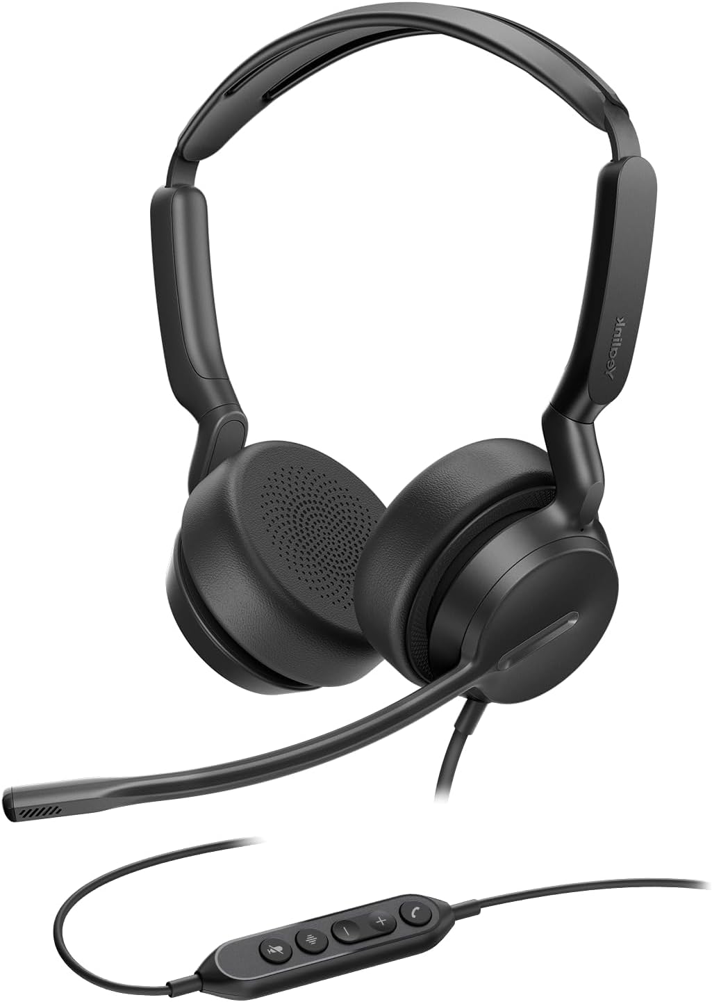 HEADSET CON CABLE YEALINK UH42 USB-C/A CON MICRÓFONO CON CANCELACIÓN DE RUIDO AI Y CONTROLES EN LÍNEA - 1