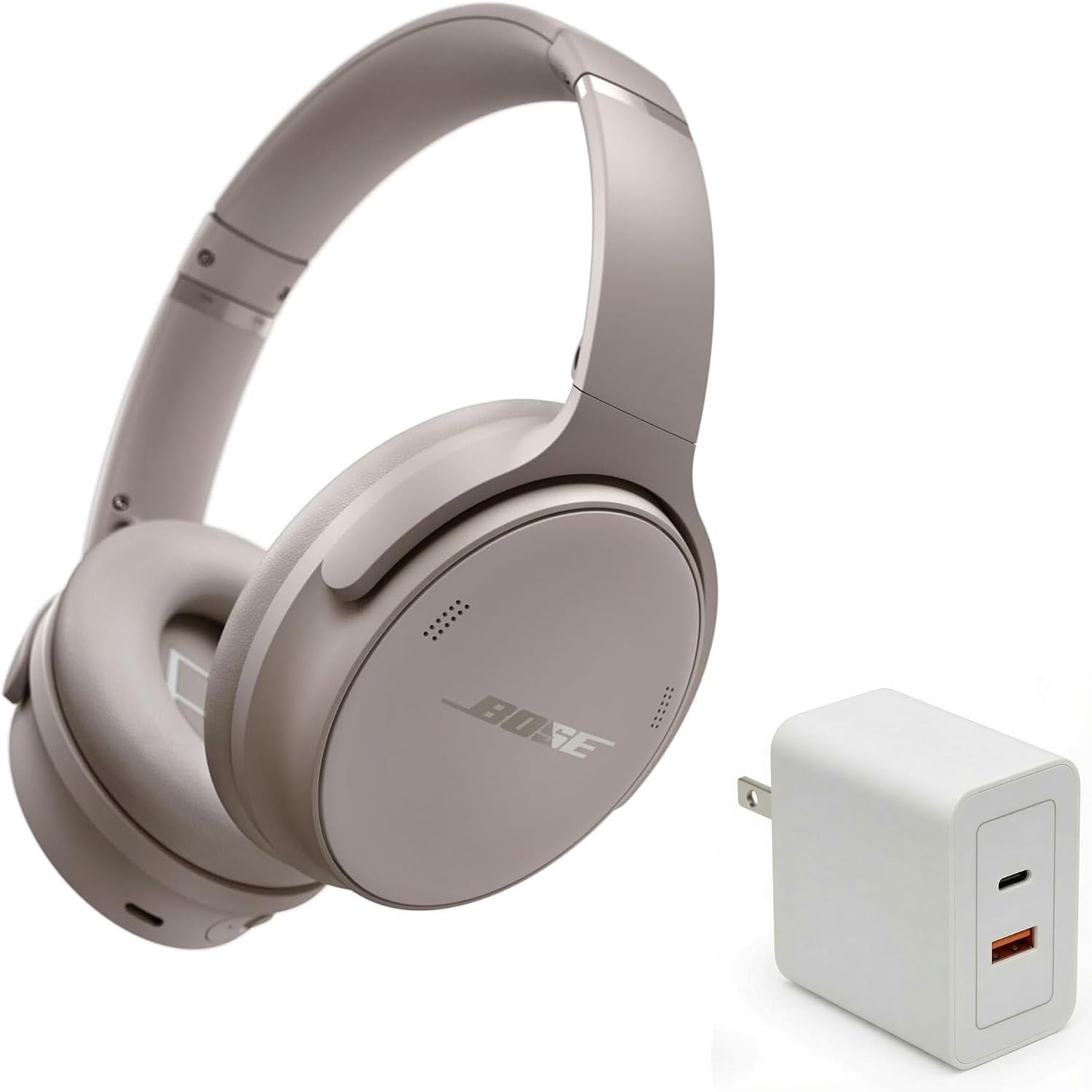AUDÍFONOS BOSE QUIETCOMFORT WIRELESS BLUETOOTH OVER-EAR SANDSTONE CON CANCELACIÓN DE RUIDO Y MICRÓFONO - 1