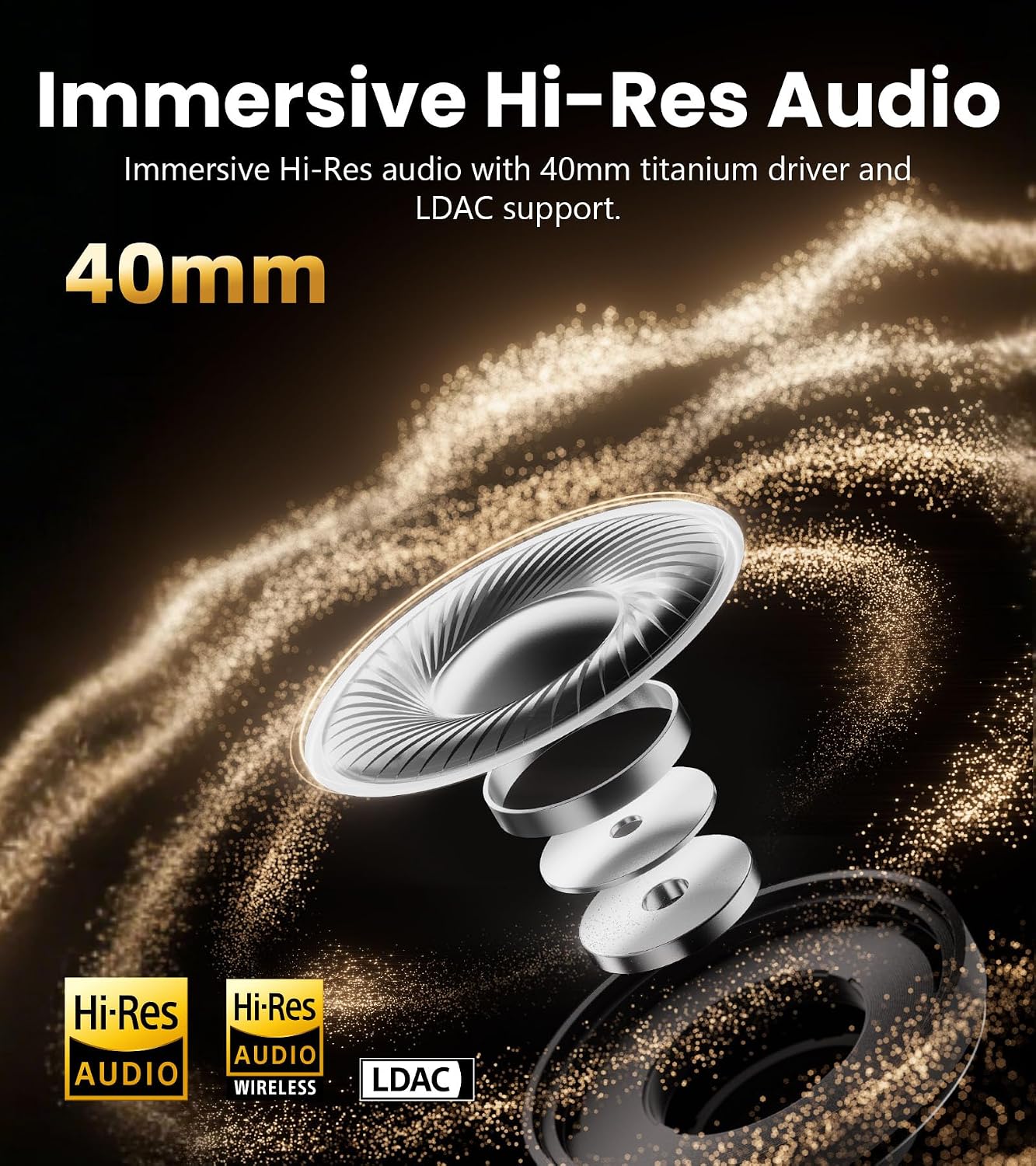 AUDÍFONOS OVER-EAR EDIFIER ES850NB IVORY CON CANCELACIÓN ACTIVA DE RUIDO - 2
