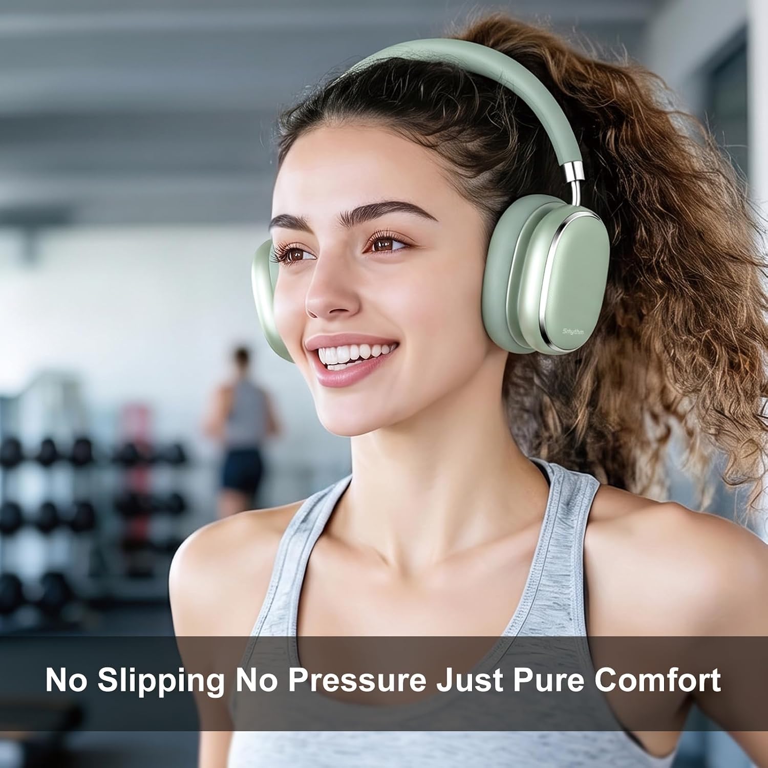 AUDÍFONOS SRHYTHM NICECOMFORT 95 HÍBRIDOS CON CANCELACIÓN DE RUIDO INALÁMBRICOS MENTA - 4