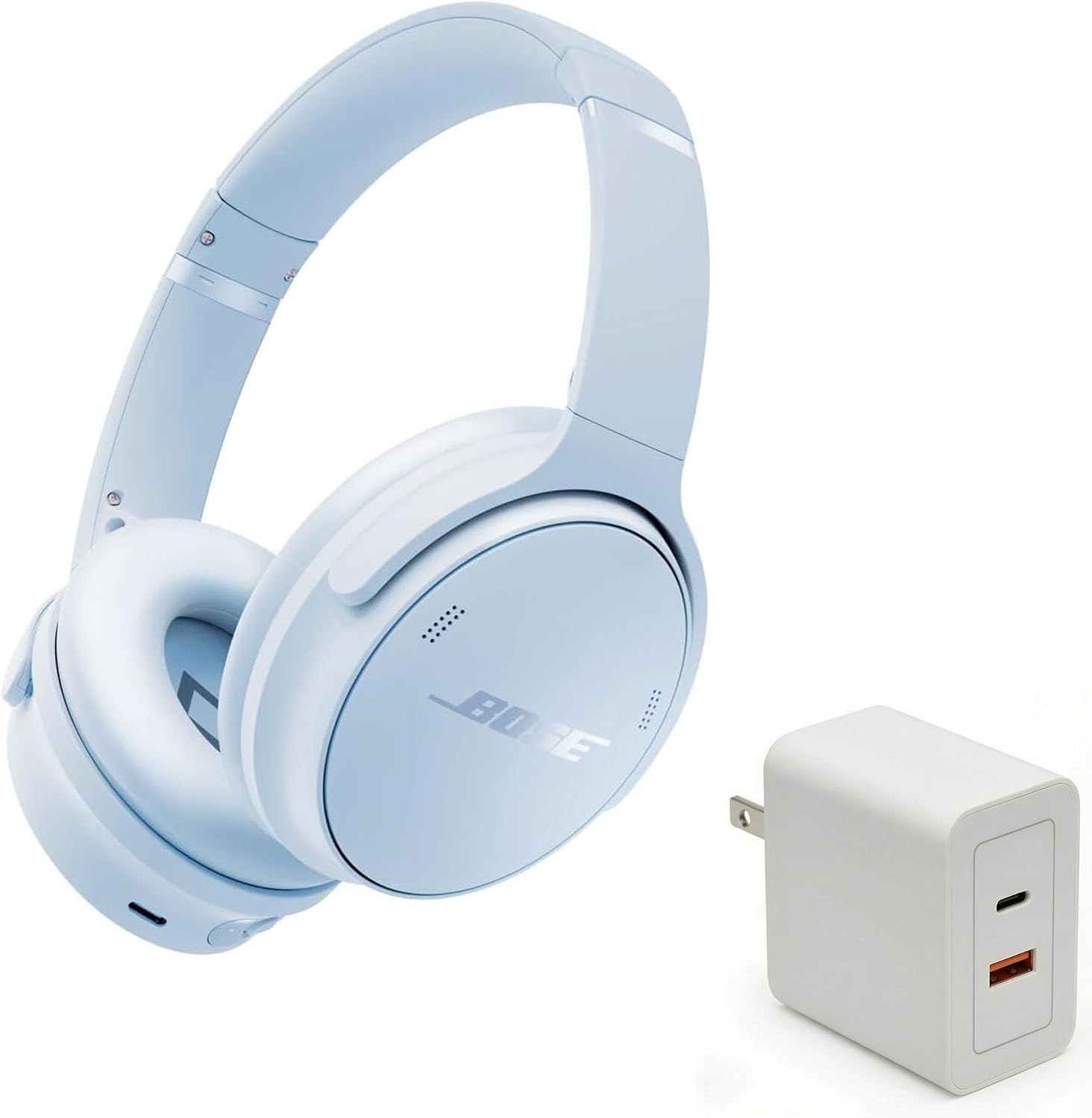 AUDÍFONOS BOSE QUIETCOMFORT WIRELESS BLUETOOTH OVER-EAR CANCELACIÓN DE RUIDO 24H ICE BLUE - 1