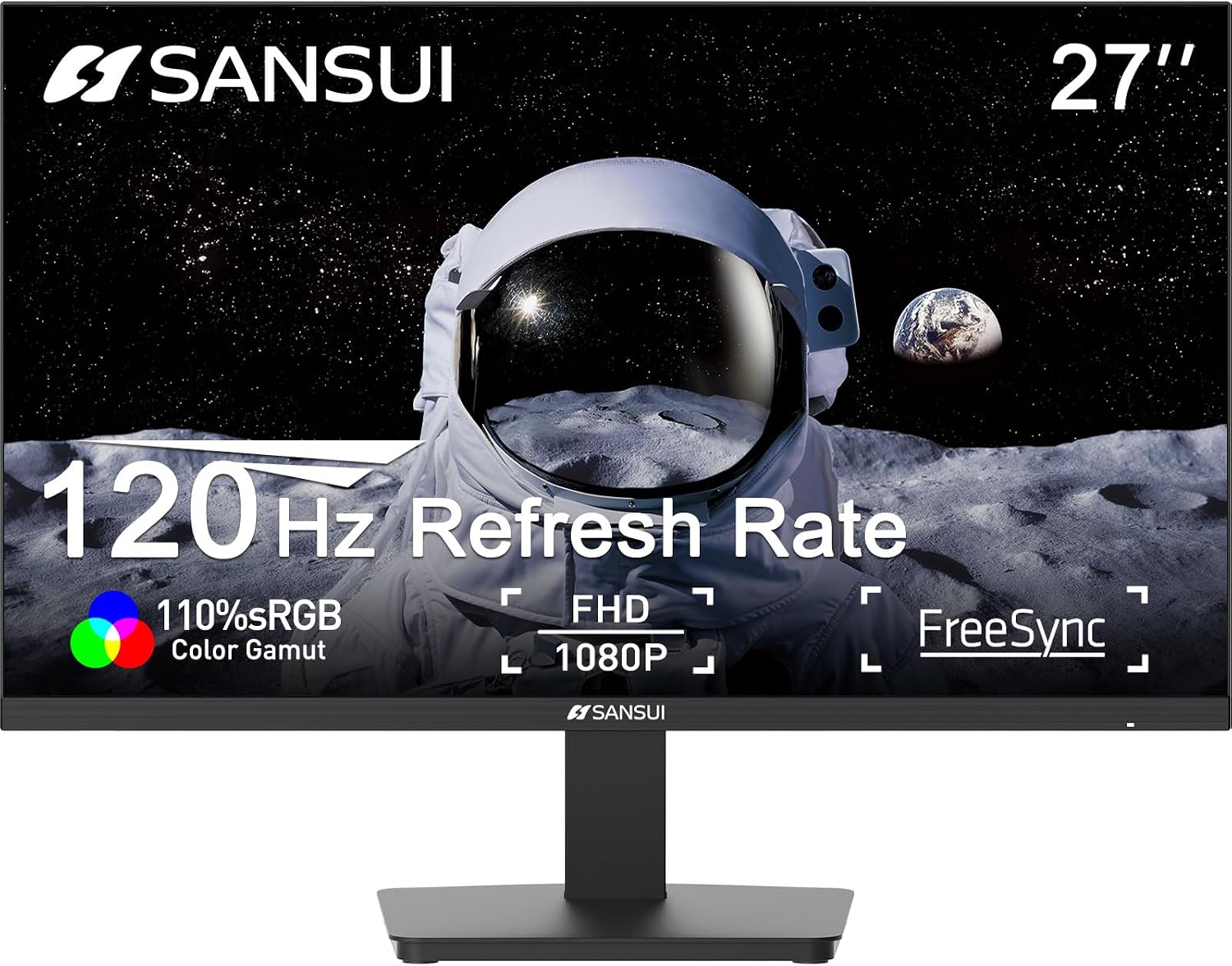 MONITOR SANSUI 27 PULGADAS FULL HD 120HZ CON HDMI Y DP - 1